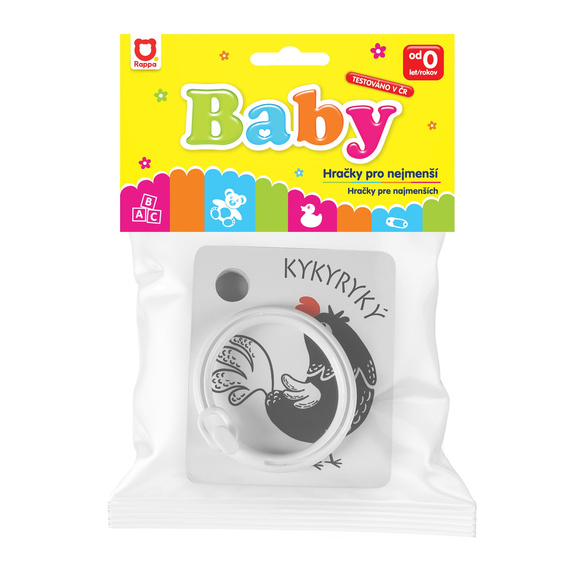 Contrast Cards with Colour Elements, 9 pcs