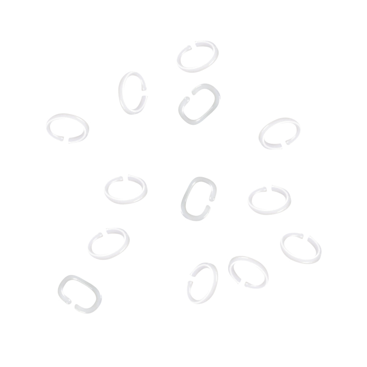 Retro glow-in-the-dark chain links 150 pcs / Céčka
