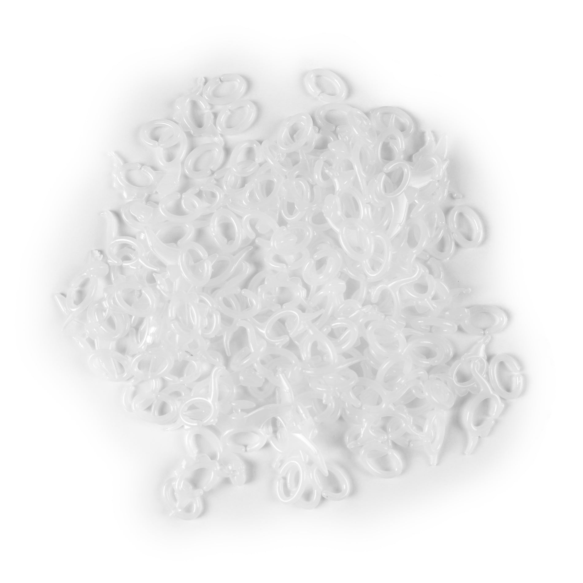 Dinosaur glow-in-the-dark chain links 150 pcs / Céčka