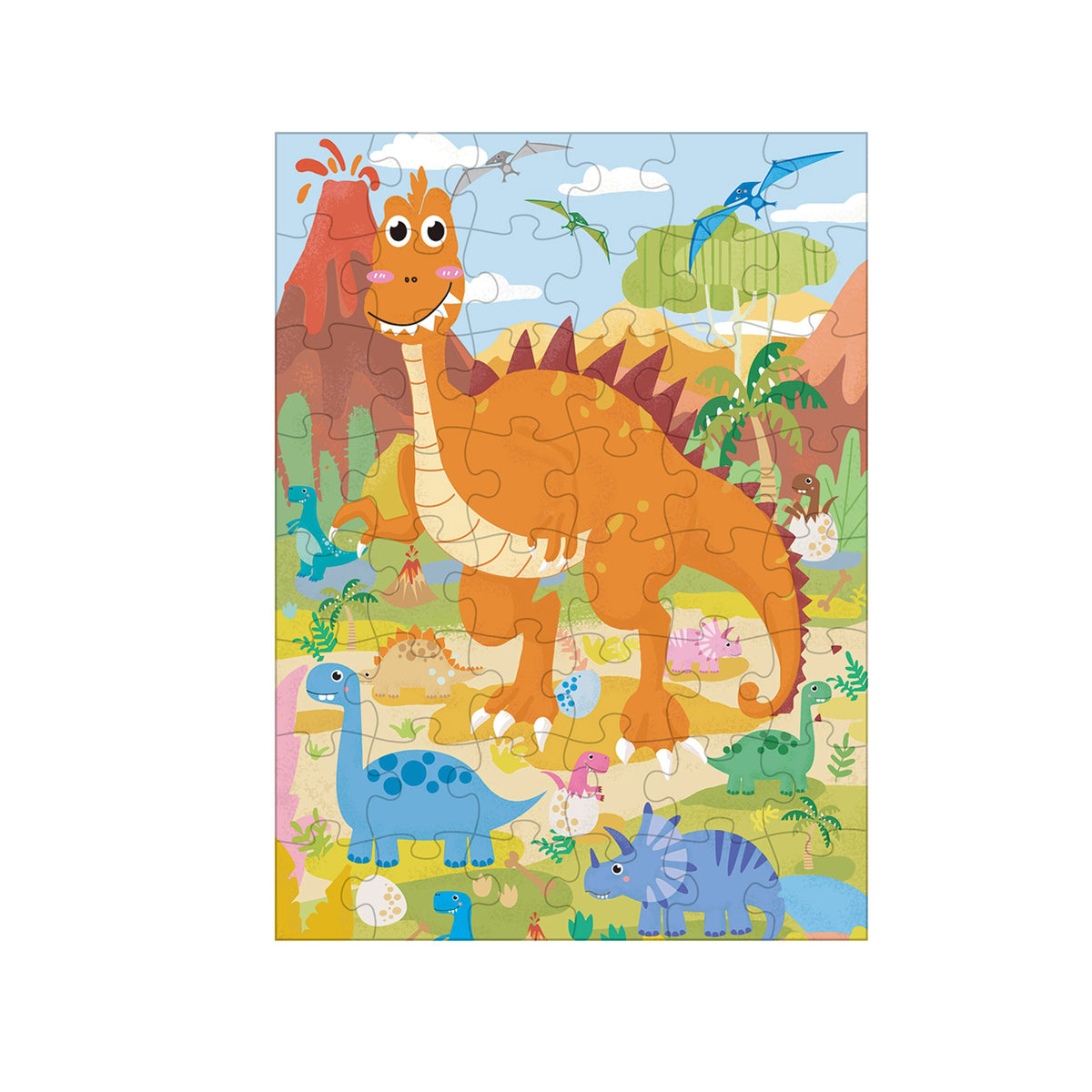 Dinosaur jigsaw puzzle 48 pieces 60 x 44 cm