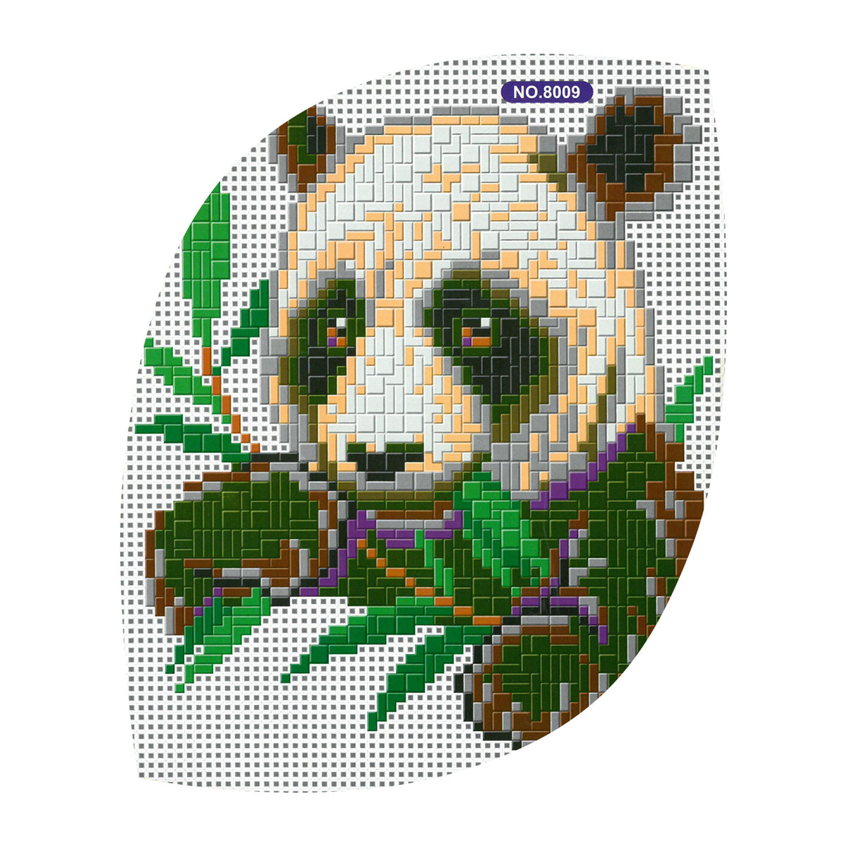 Mosaic craft set panda 33 x 27 cm