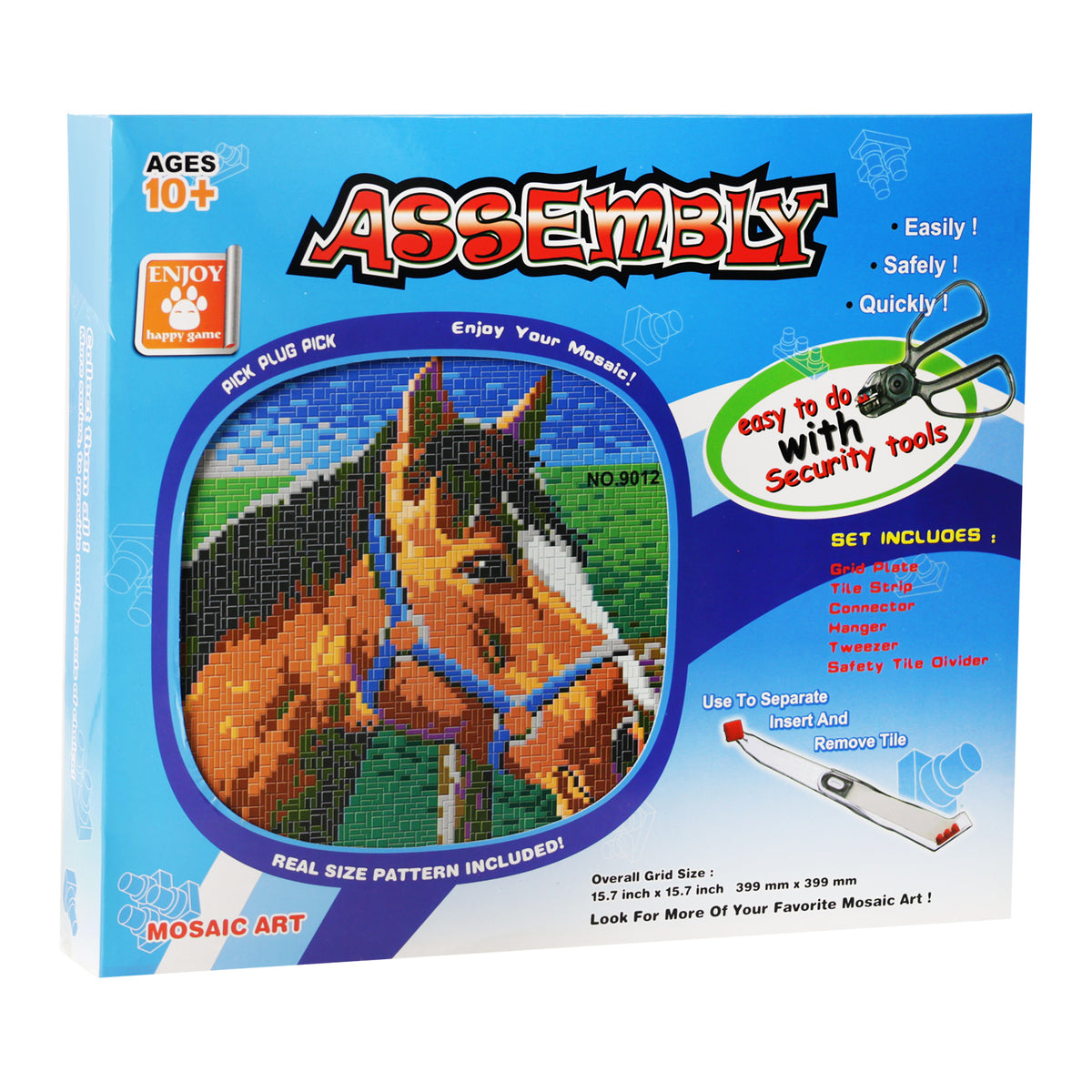 Horse mosaic craft kit