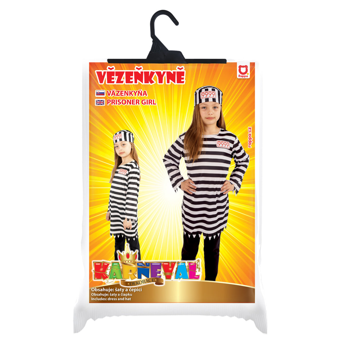Children's prisoner costume, size S
