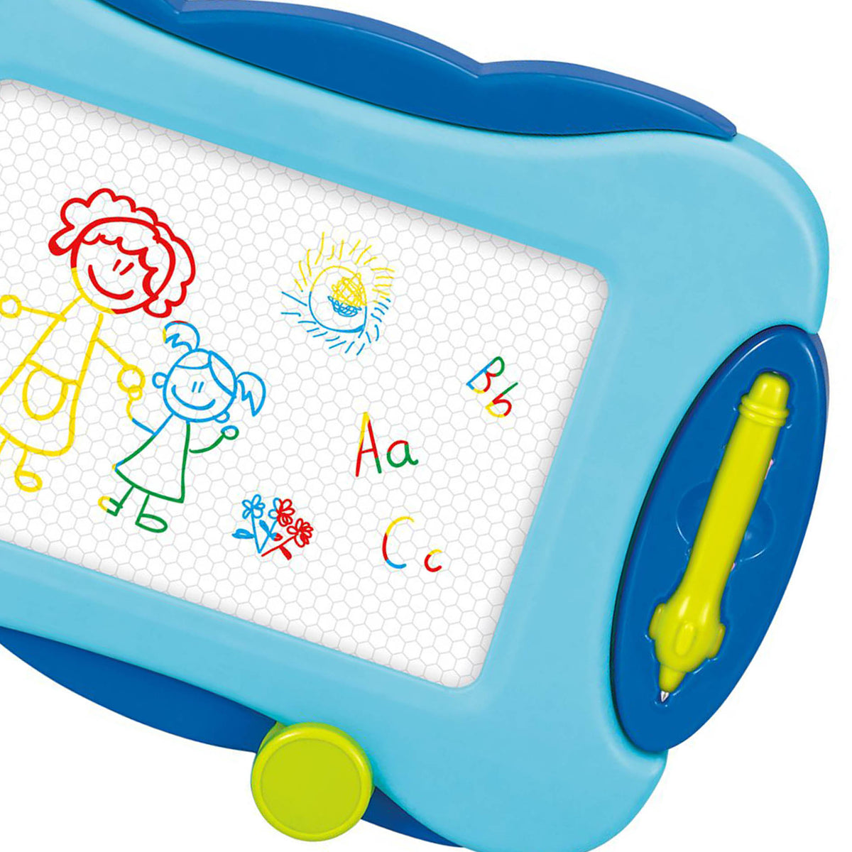 Magnetic drawing board with pen
