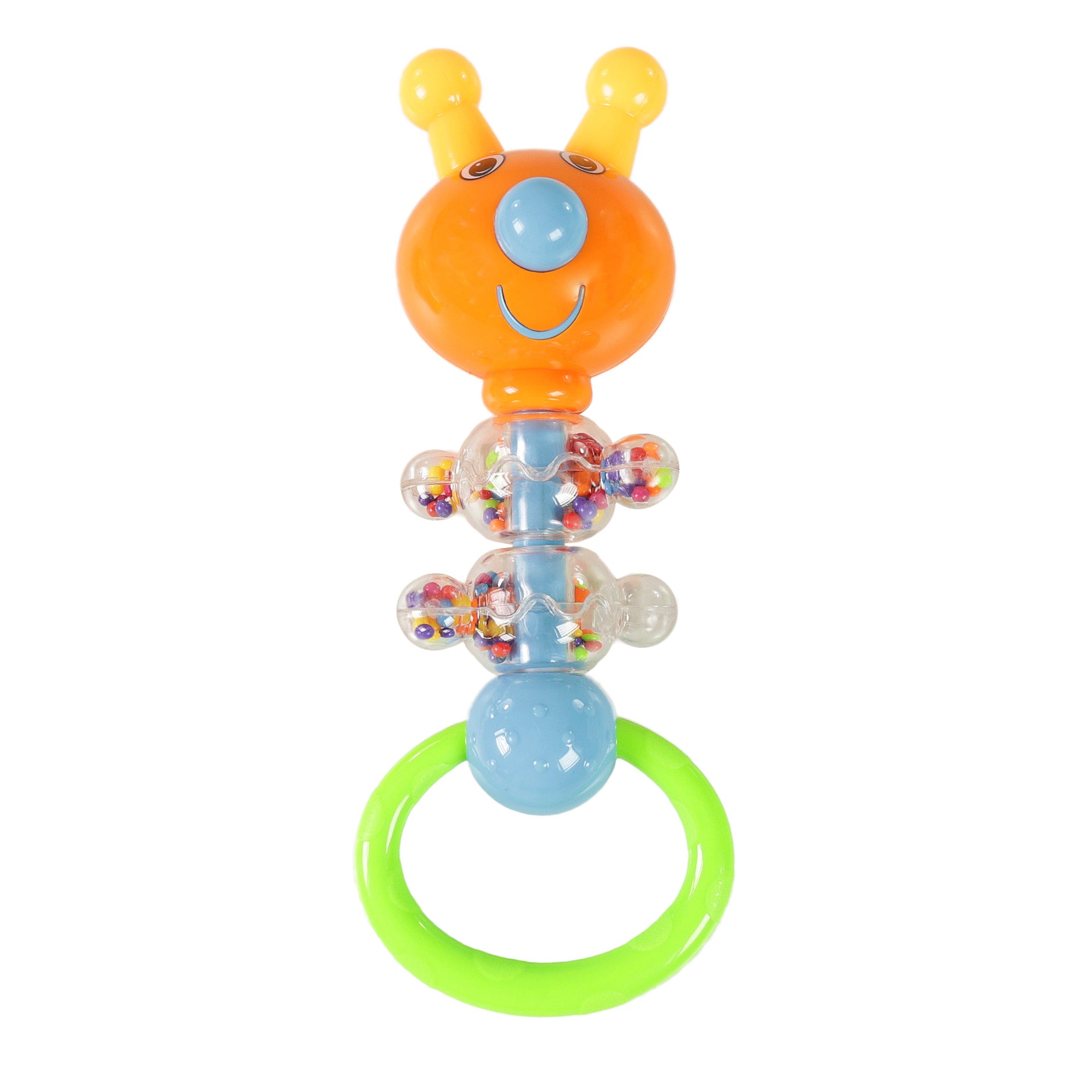 Baby rattle set cheerful animals 3 pcs