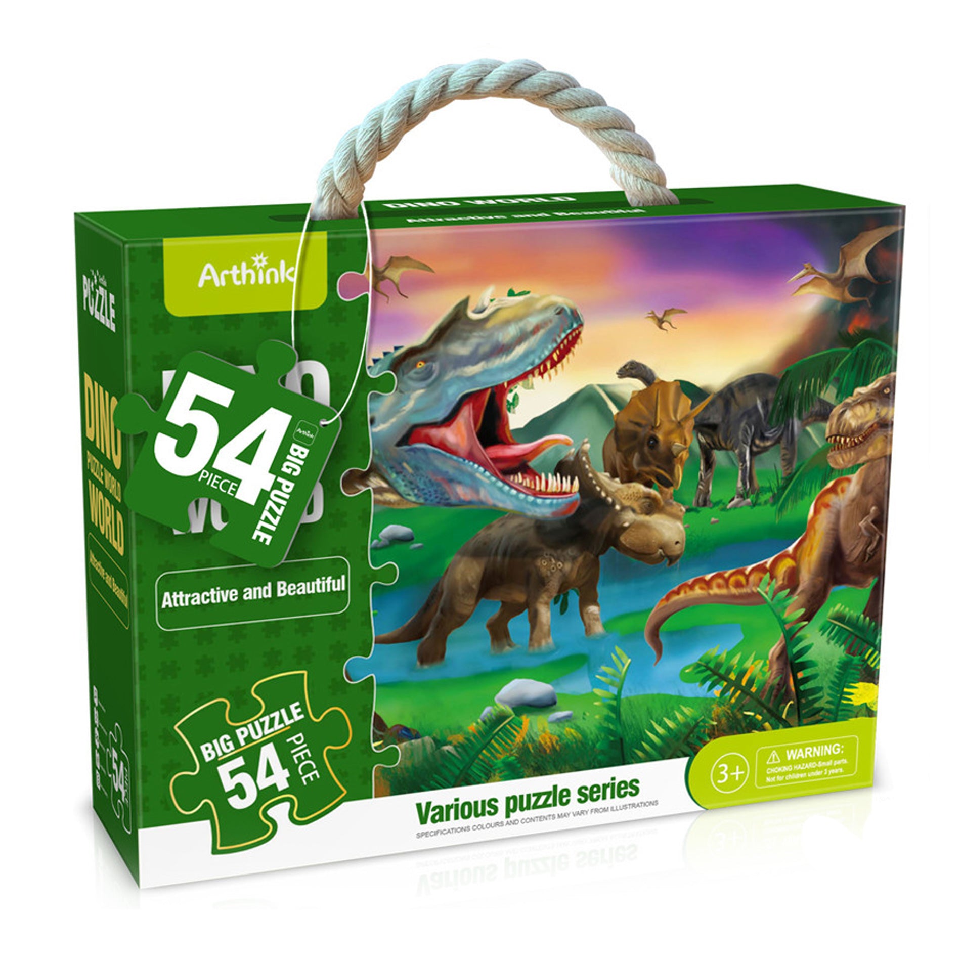 Maxi dinosaur jigsaw puzzle 54 pieces, 87 x 58 cm