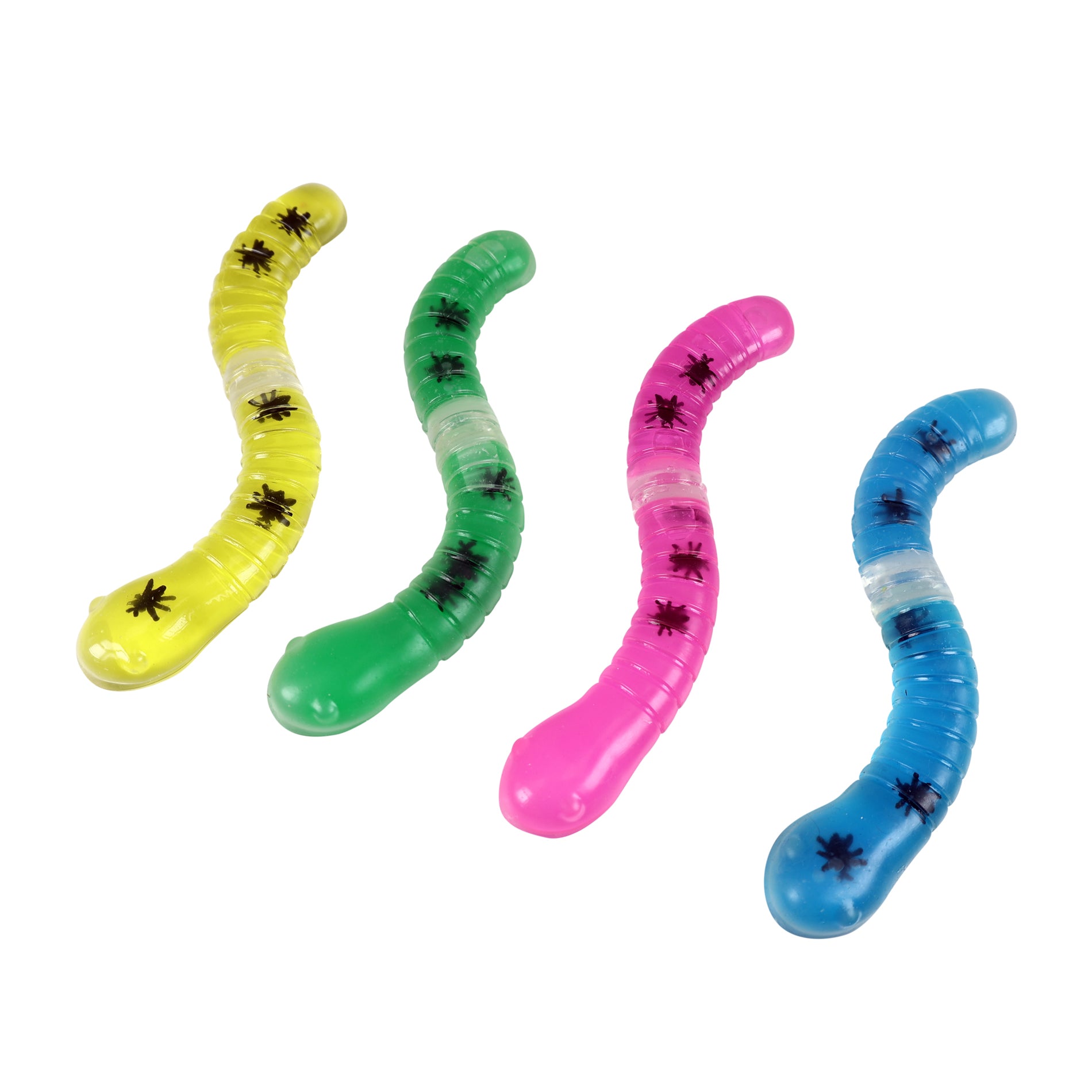 Squeezable Snake with Flies 25 cm