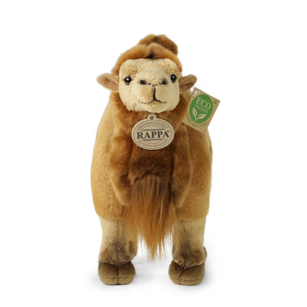 Eco-friendly plush Bactrian camel 30 cm