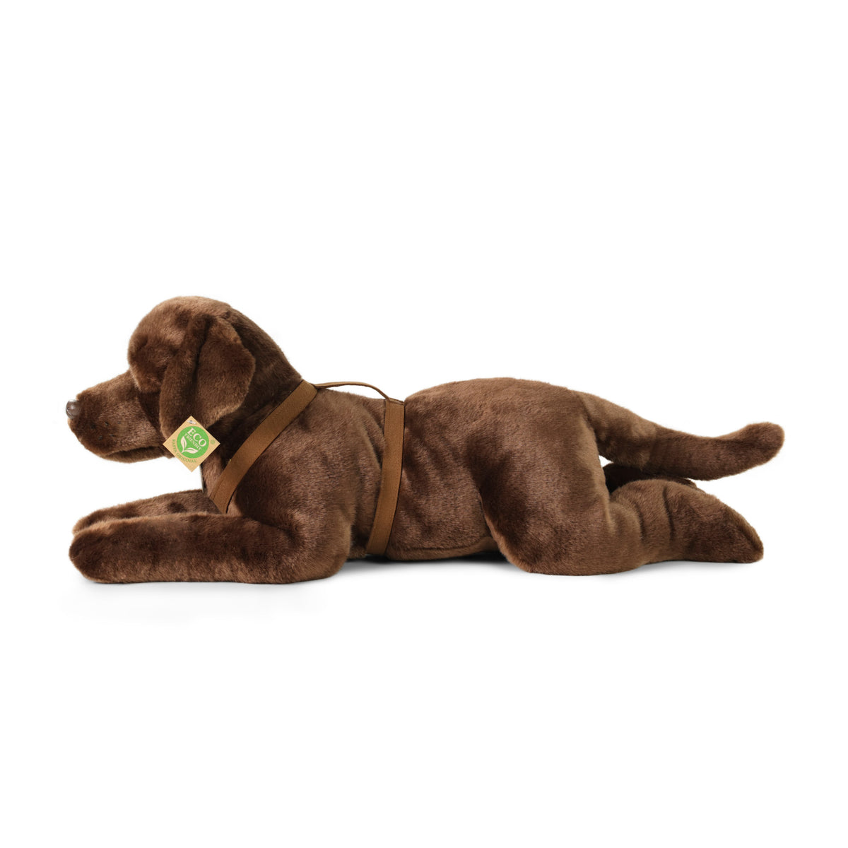Large Plush Labrador Dog with Harness 61 cm