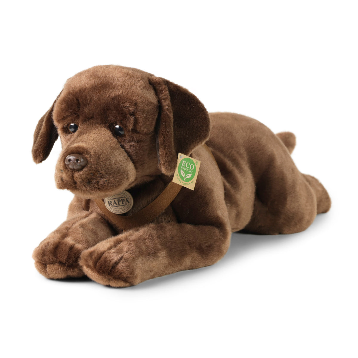 Large Plush Labrador Dog with Harness 61 cm