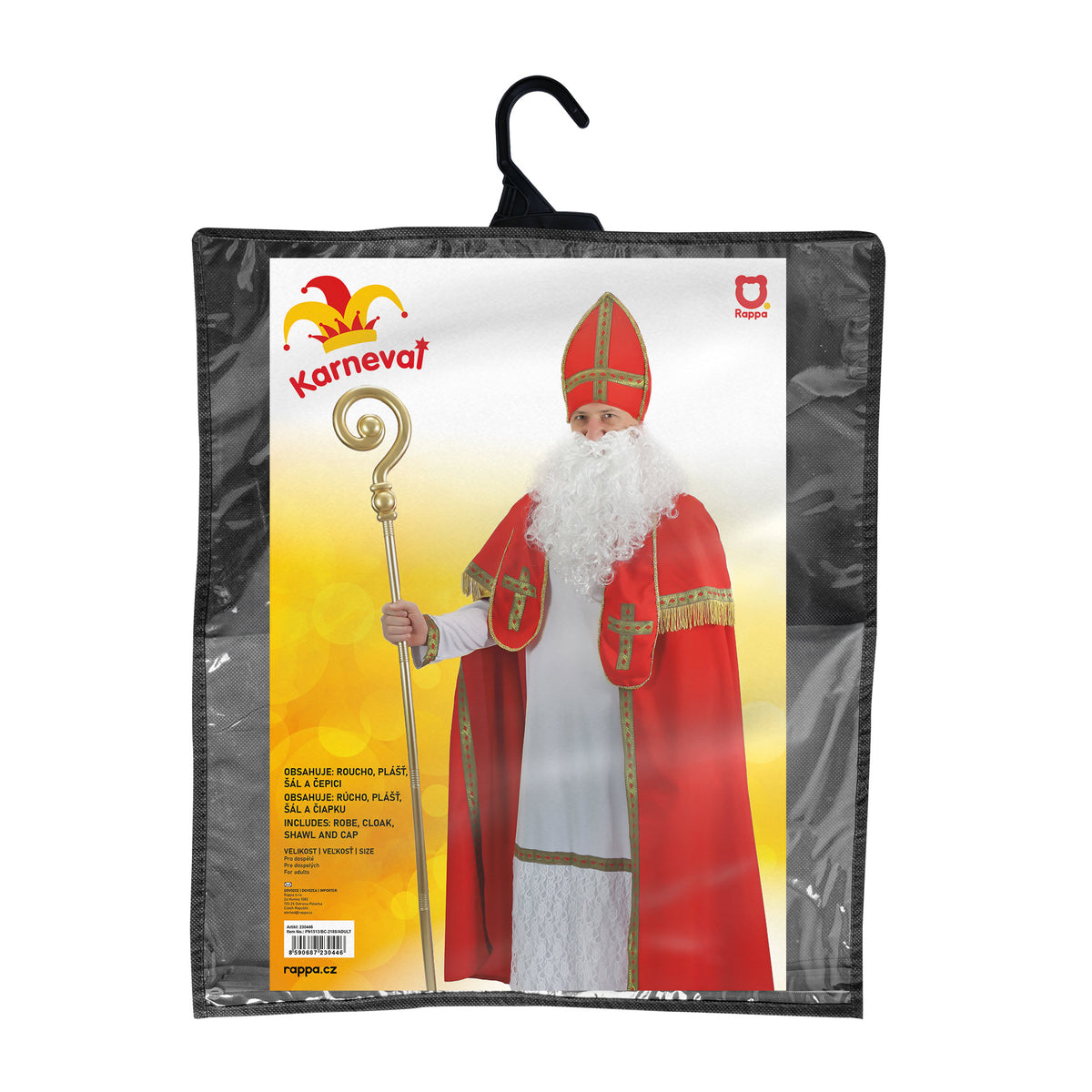 Adult Saint Nicholas costume 140 cm / Mikuláš