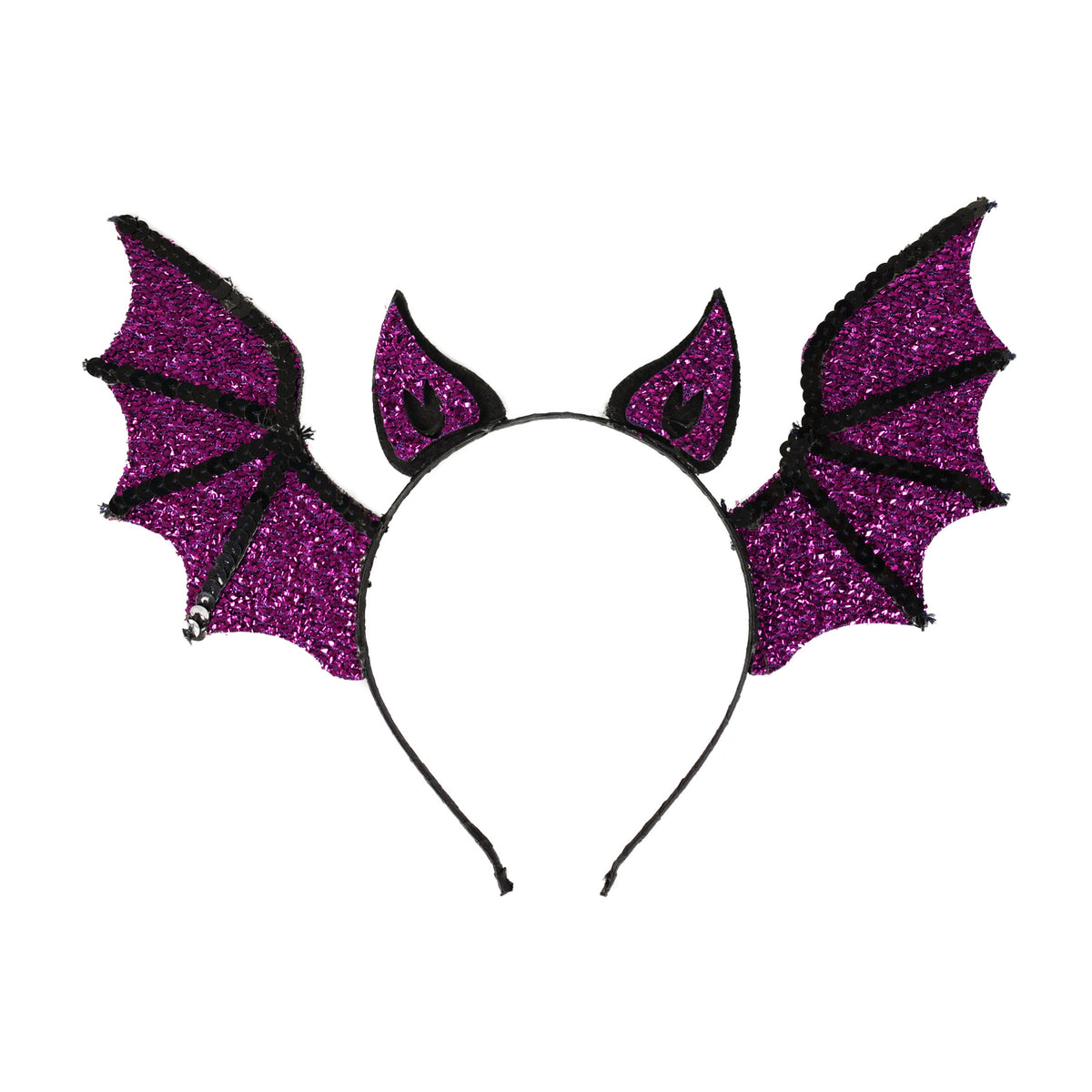 Purple bat headband