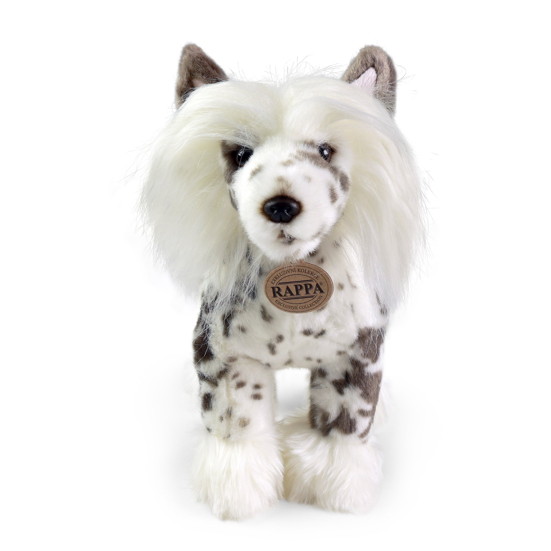 Plush Chinese Crested dog 25 cm