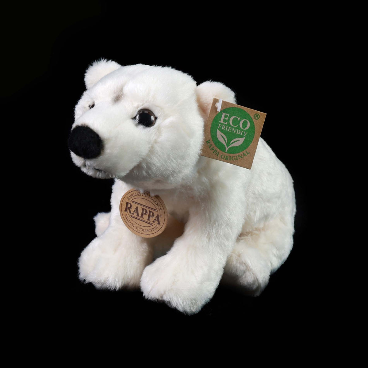 Eco-friendly plush polar bear 22 cm