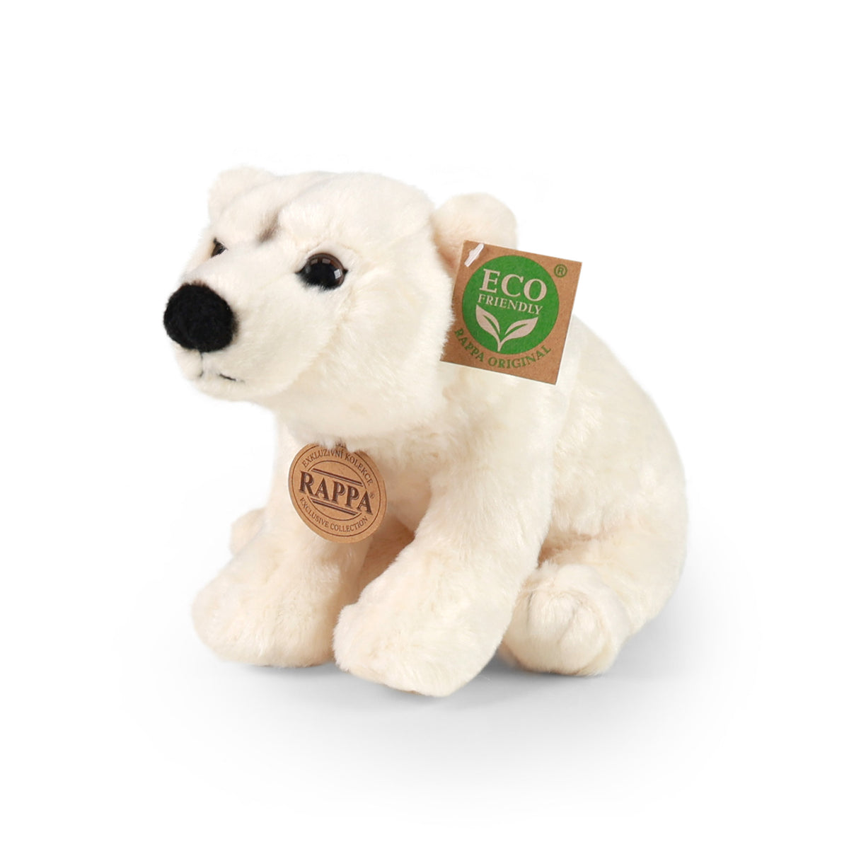 Eco-friendly plush polar bear 22 cm
