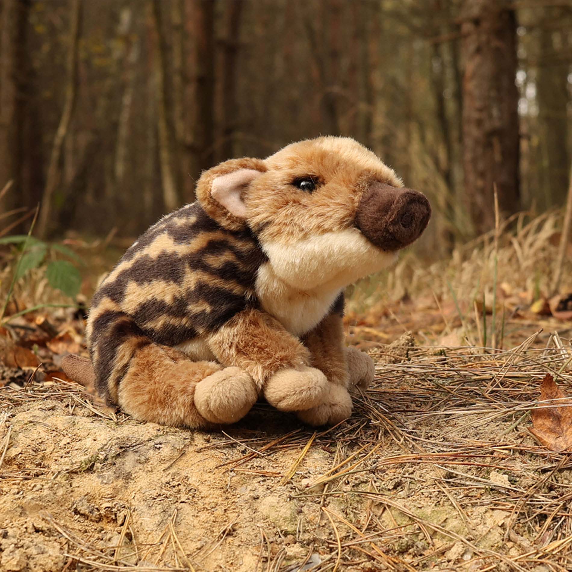 Plush wild boar baby 20 cm