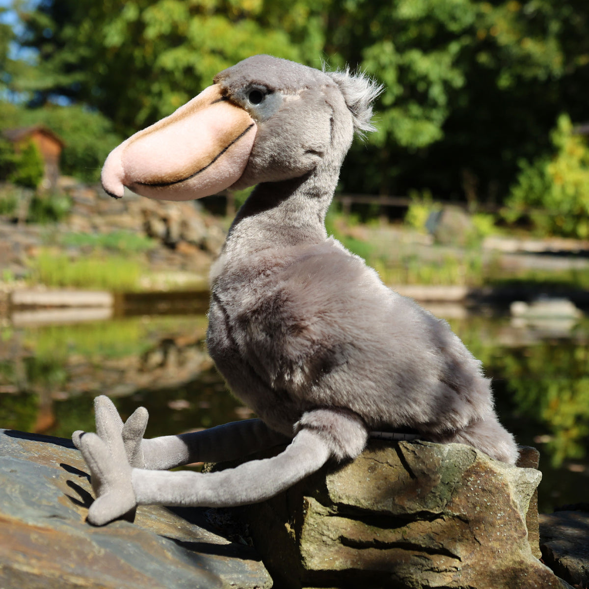 Plush Shoebill with Recycled Filling 30 cm