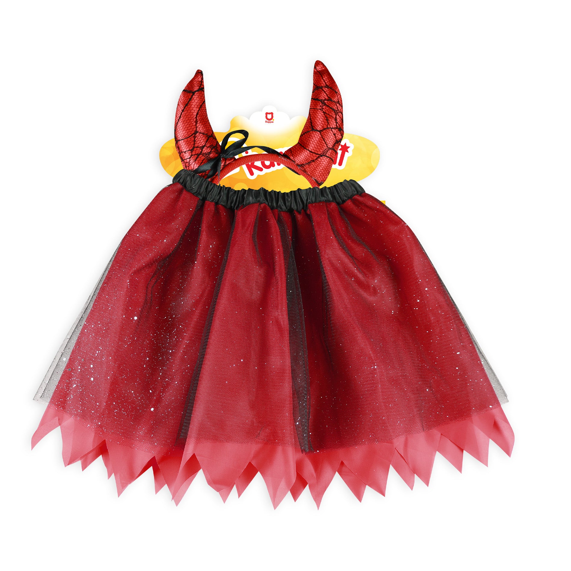 Children's devil costume tutu skirt with headband