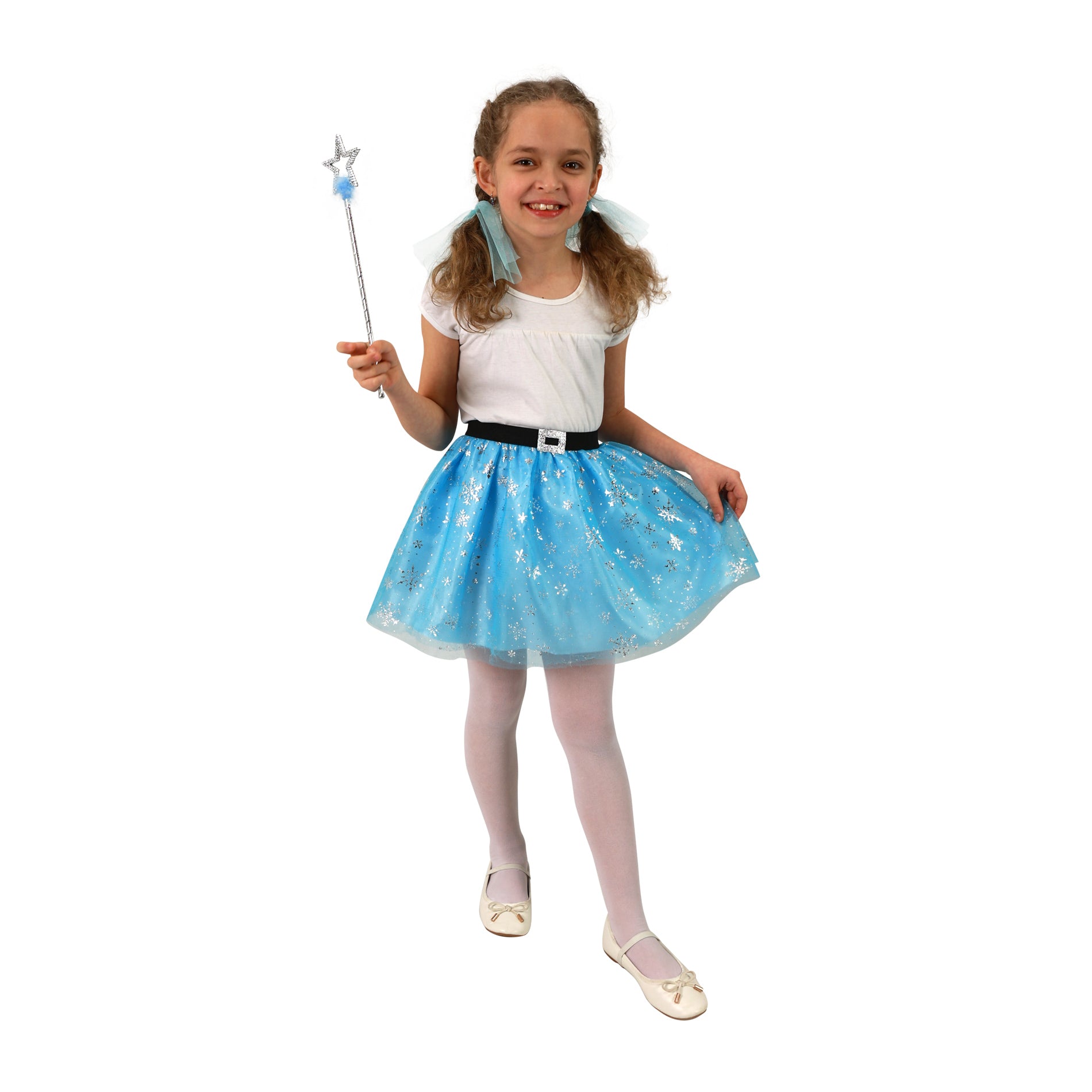 Children's tutu skirt winter princess with snowflakes