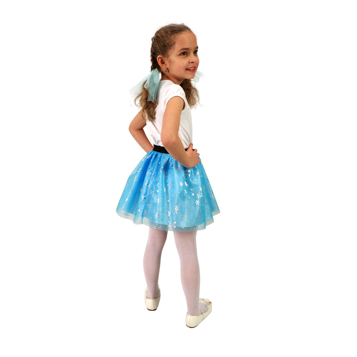 Children's tutu skirt winter princess with snowflakes