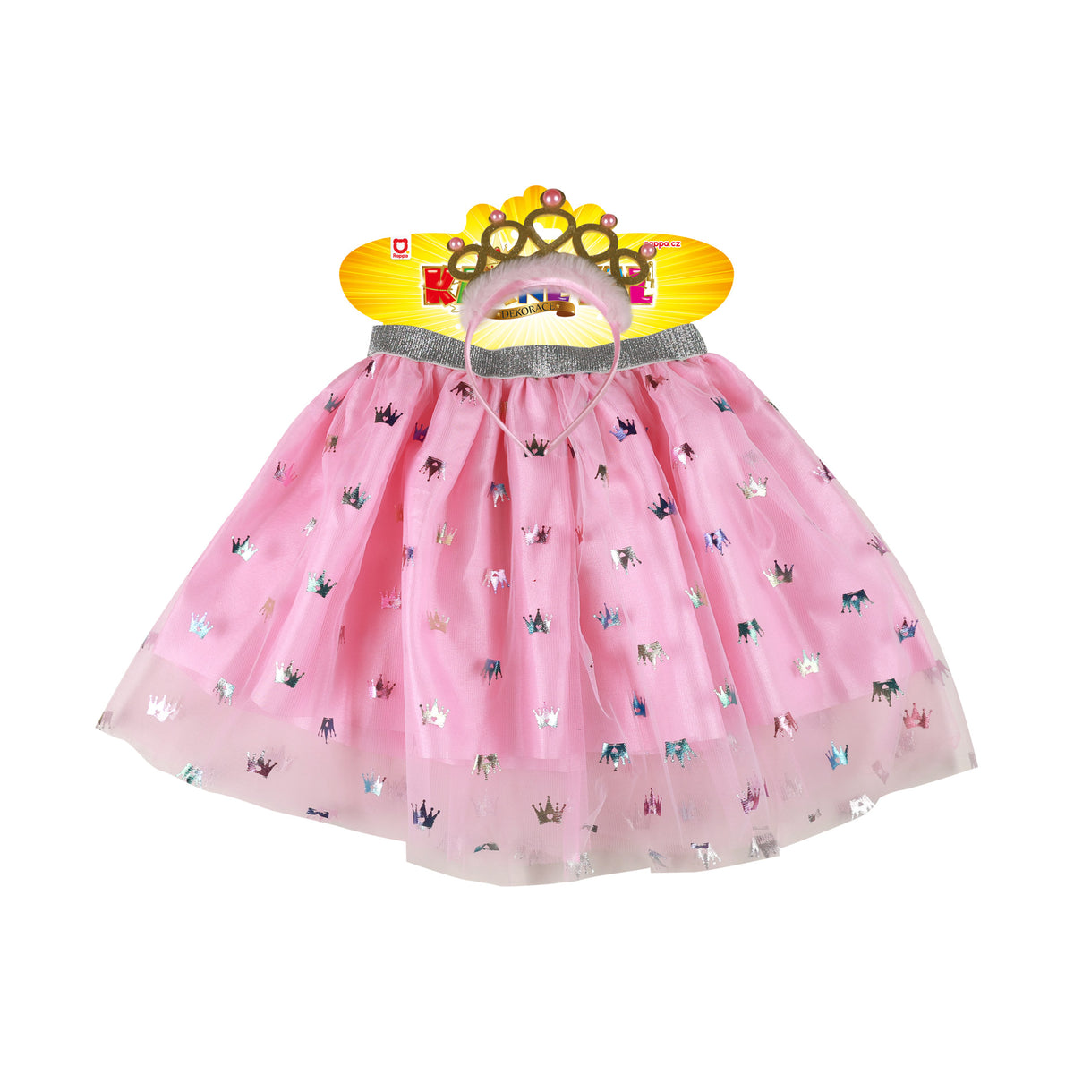 Princess tutu skirt costume with crown headband