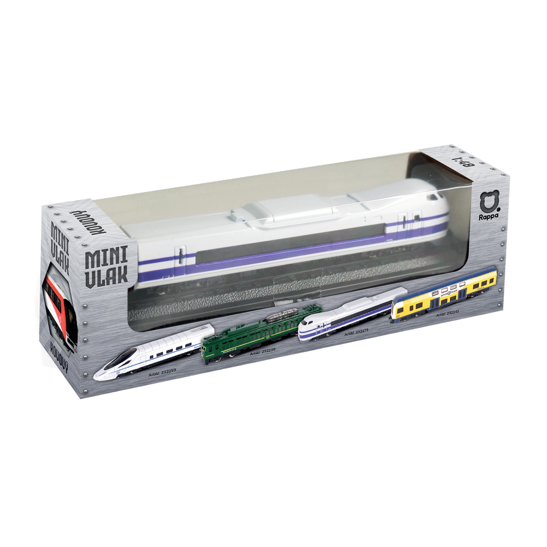 Metal mini high-speed train 15 cm