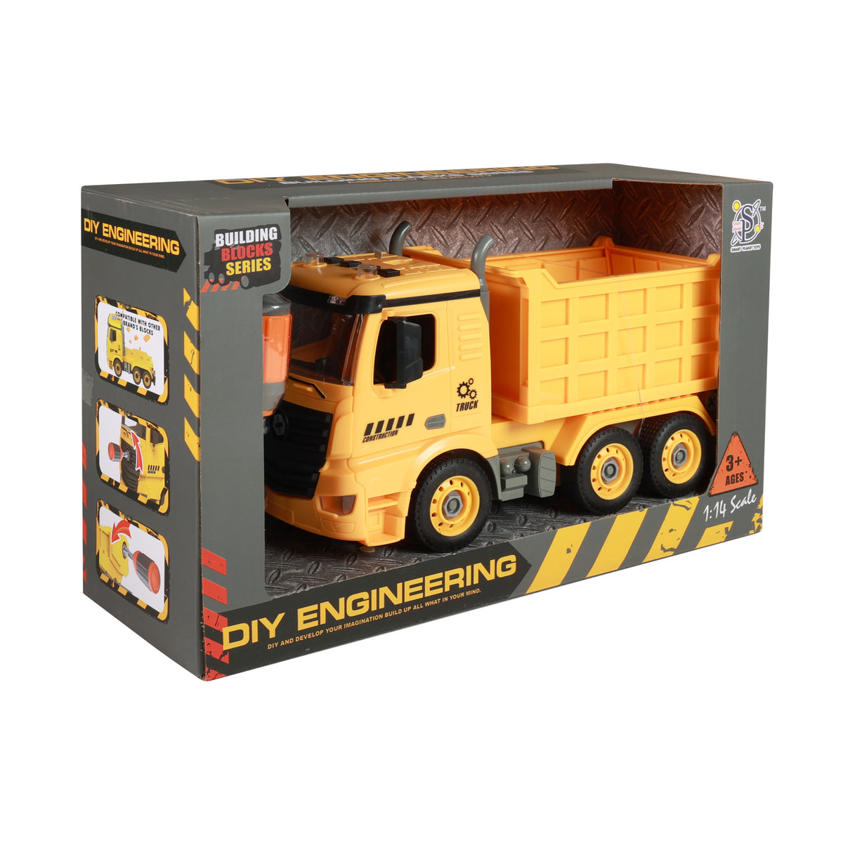 Screw-Together Dump Truck 26 cm with Lights and Sound
