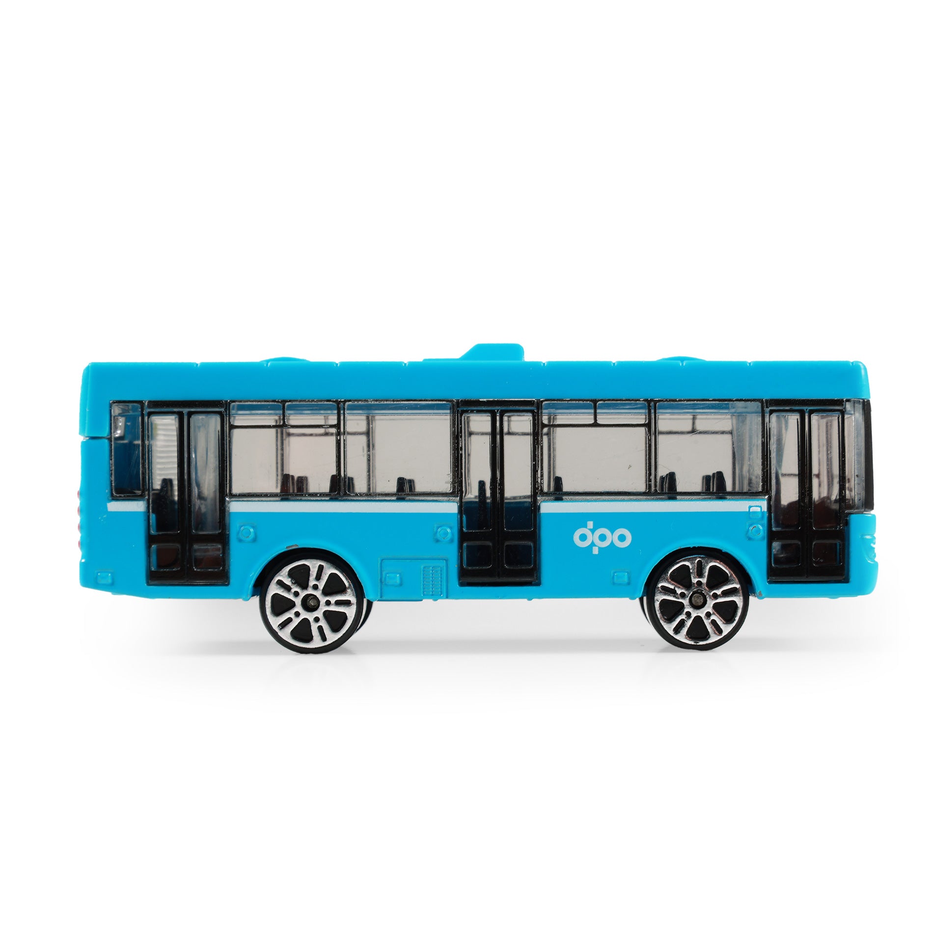 Metal bus DPO Ostrava blue 8 cm / Dopravní podnik Ostrava