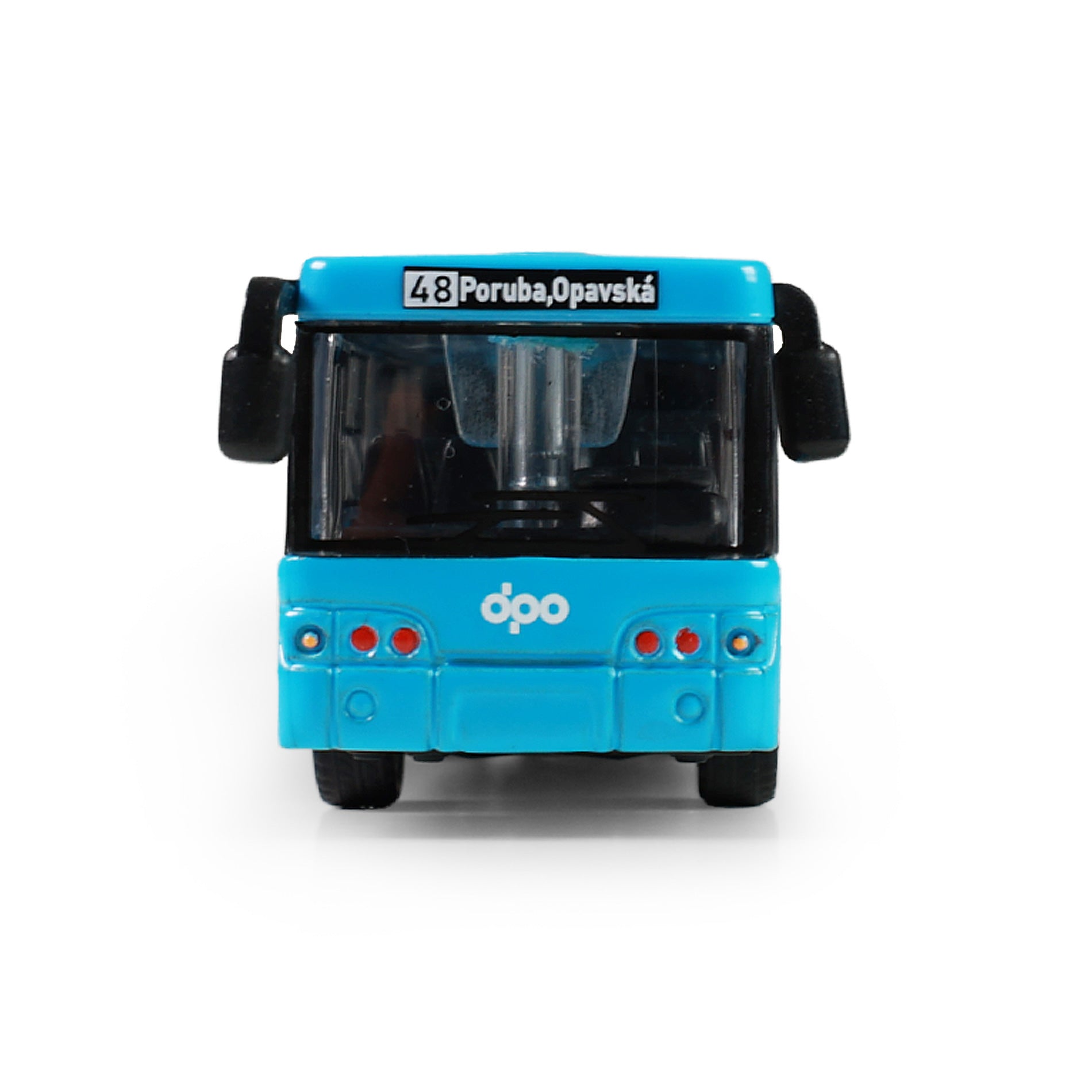 Metal articulated bus DPO Ostrava 18 cm / Dopravní podnik Ostrava