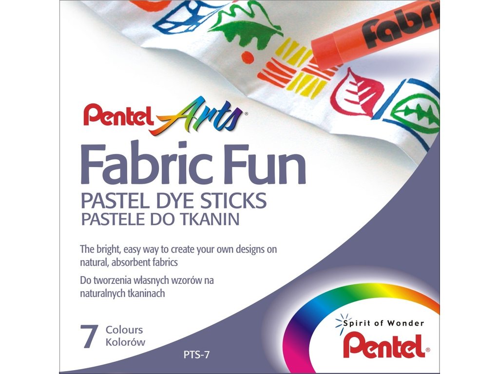 Voskovky Pentel Artist na textil sada 7 ks
