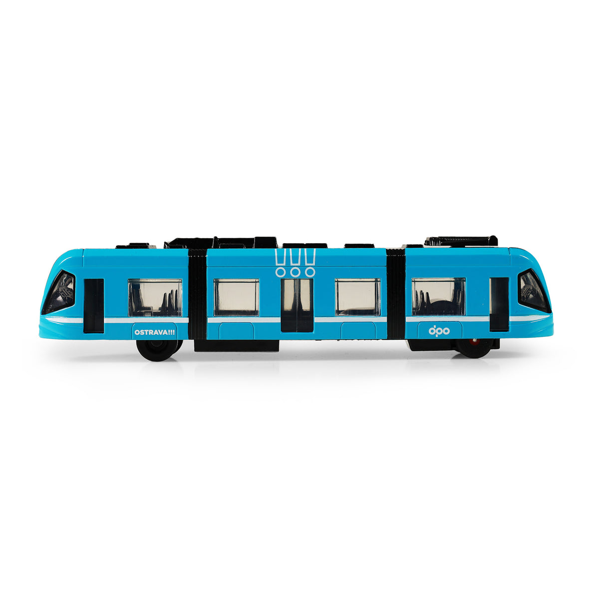 Metal tram DPO Ostrava 23 cm / Tramvaj DPO Ostrava