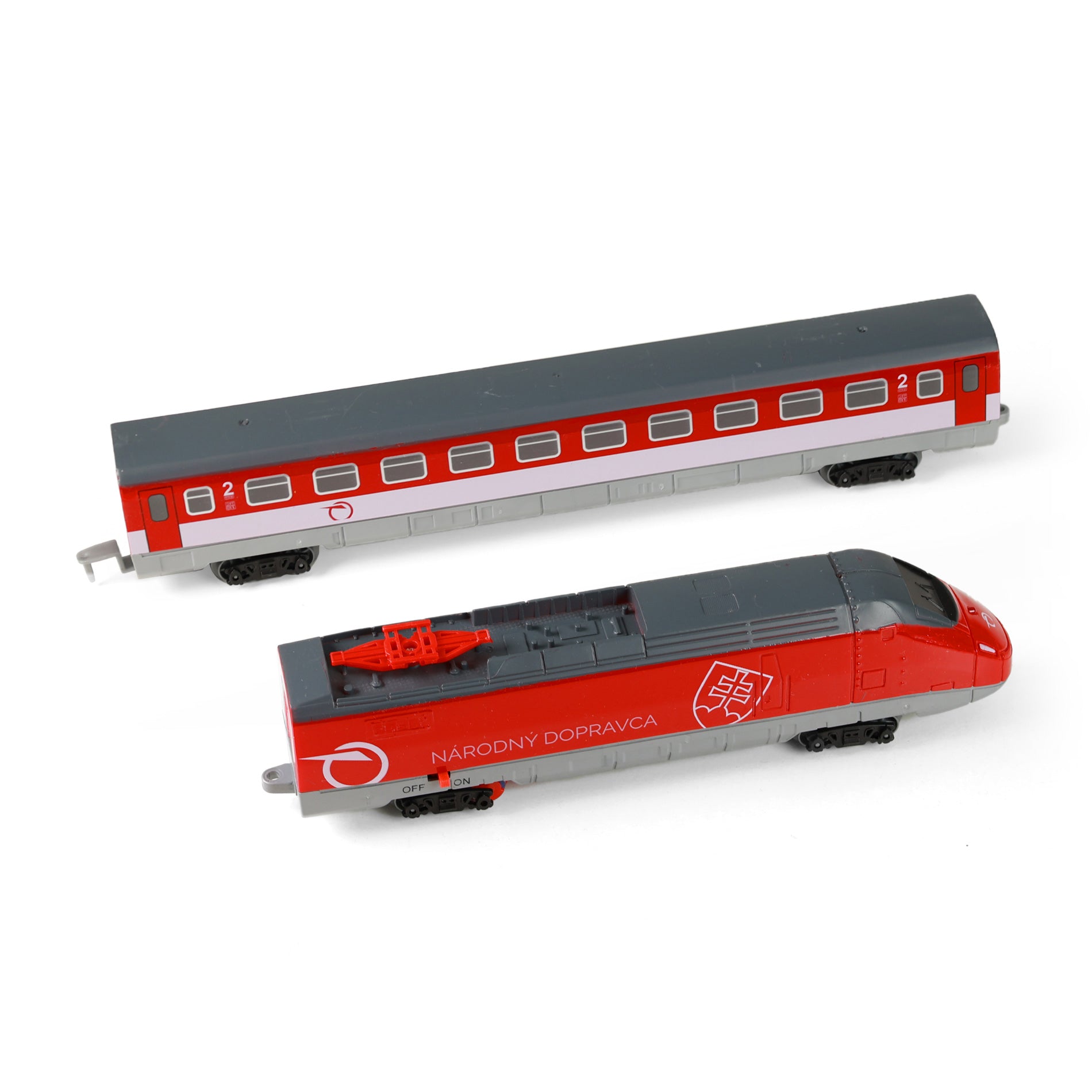 Slovak Railways train set with lights and sound