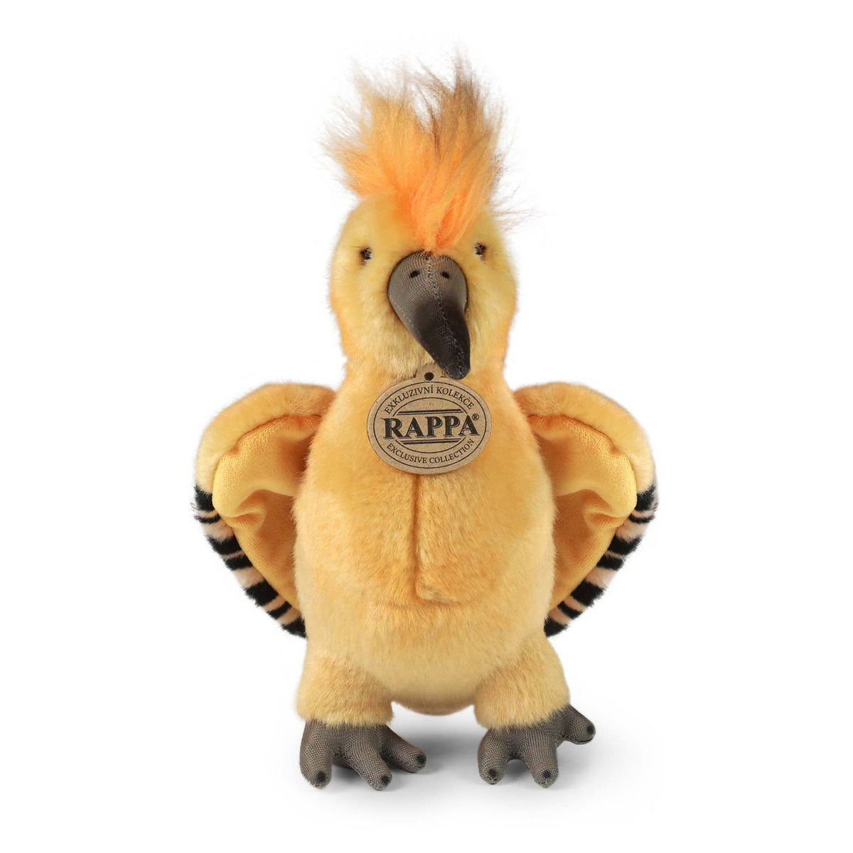 Plush crested hoopoe 22 cm