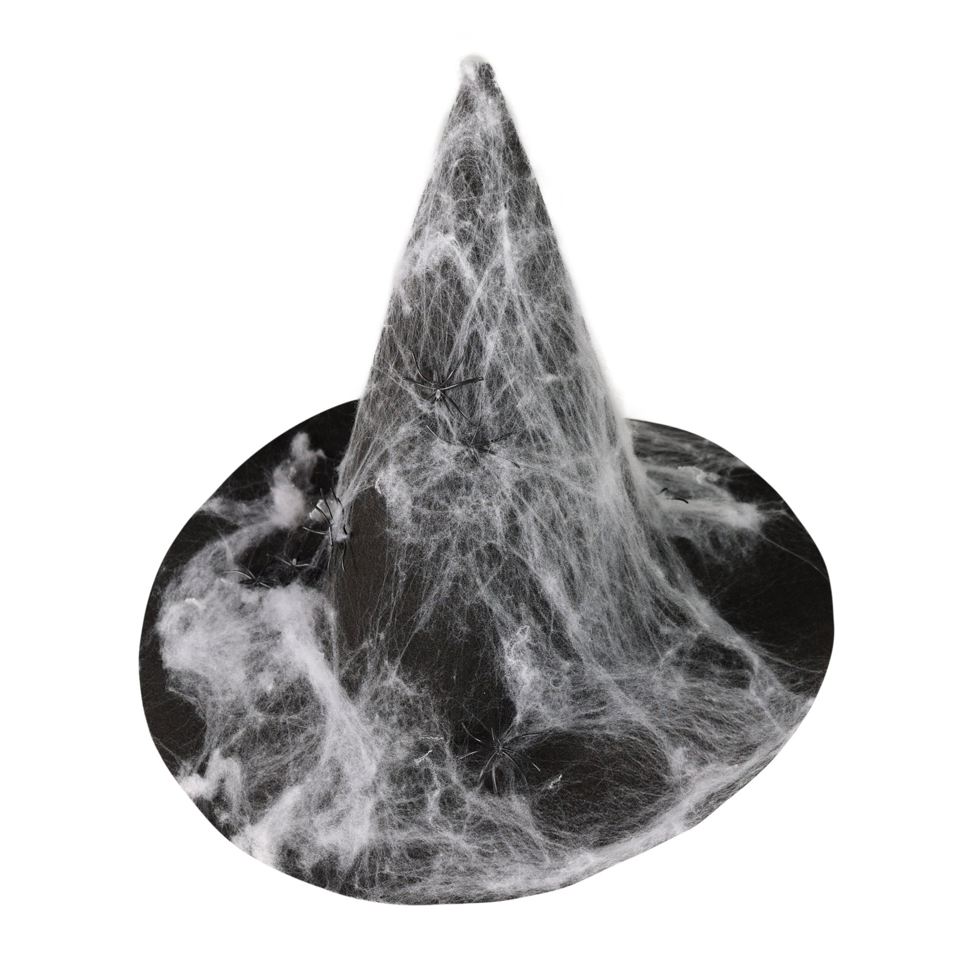 Adult witch hat with spiderweb