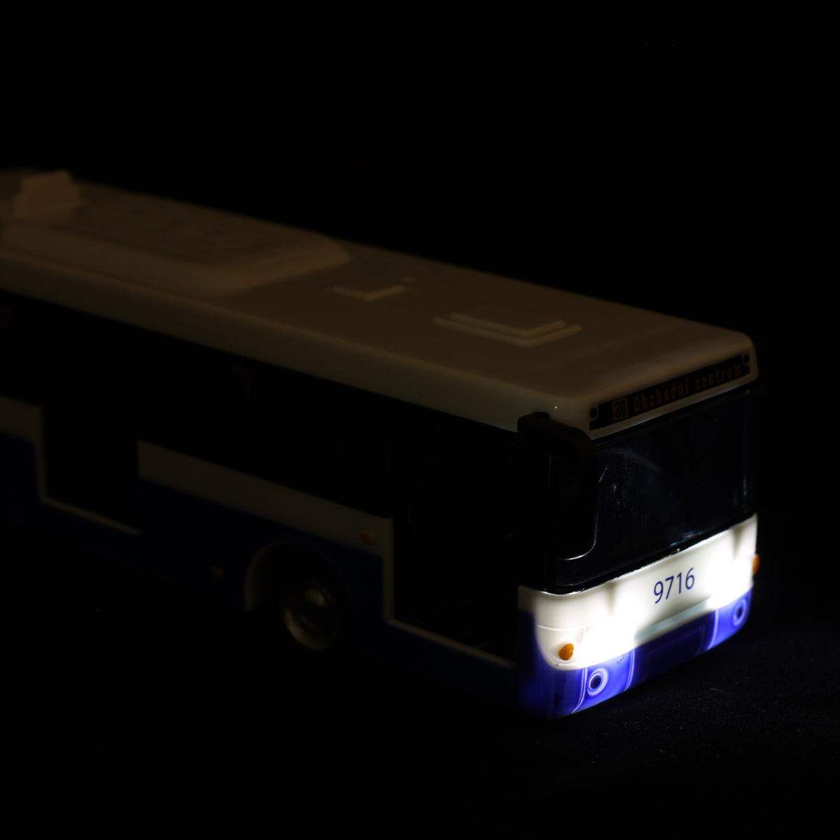 Articulated toy bus with Czech announcements 36 cm