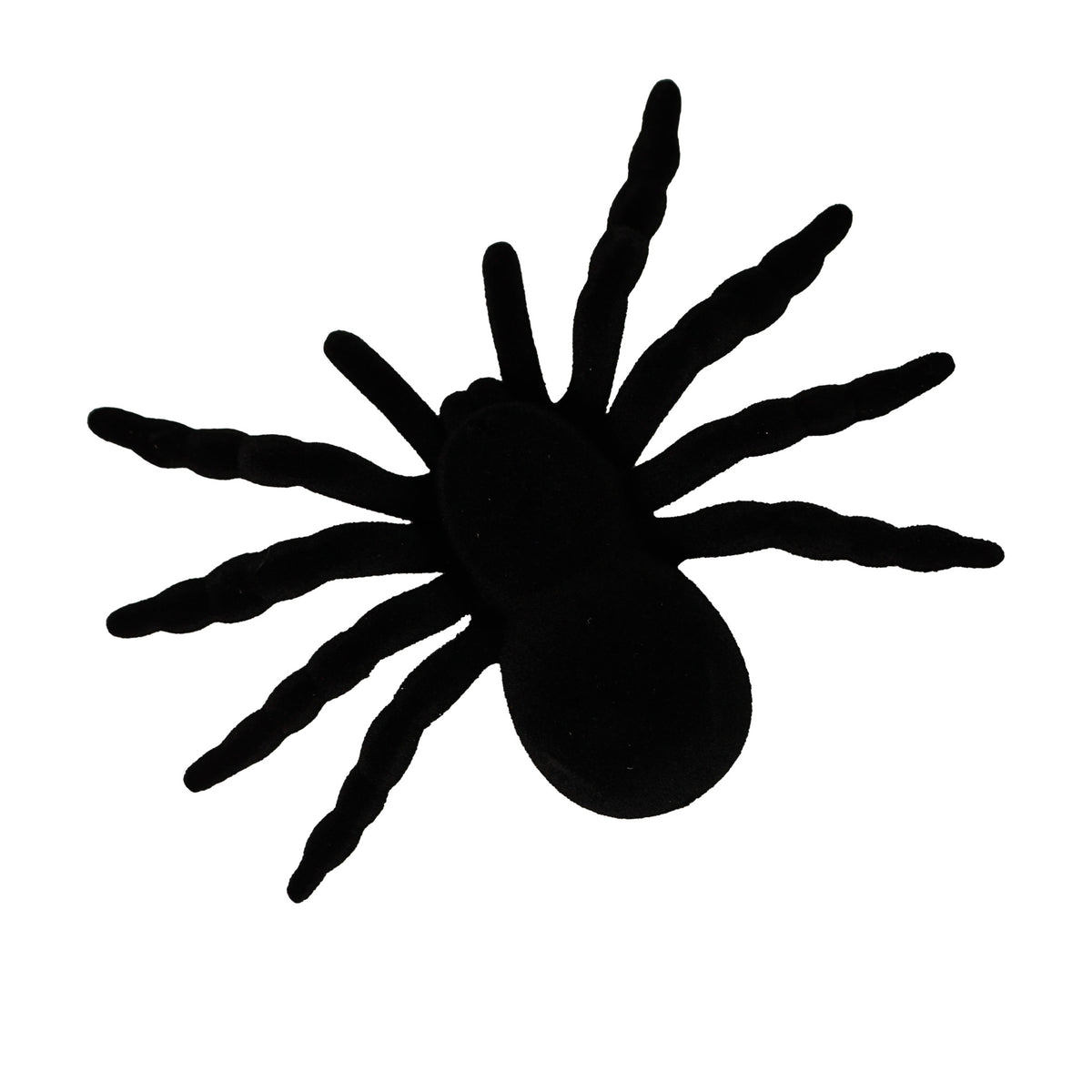 Black spider Halloween decorations 11 cm, 2 pcs