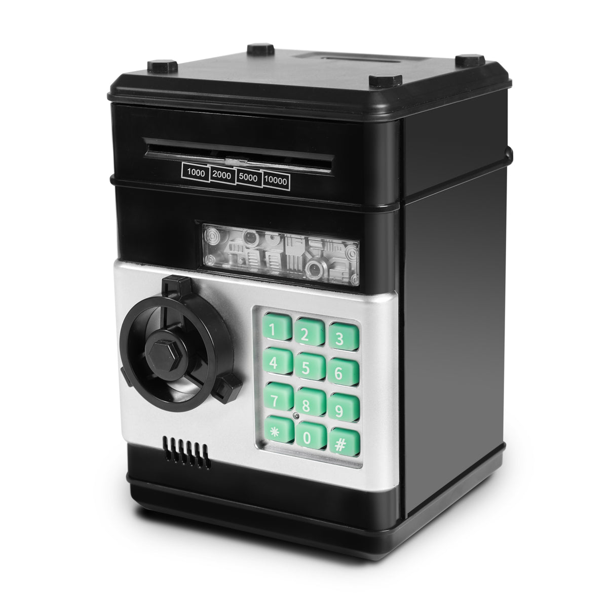 Electronic ATM money box with PIN code