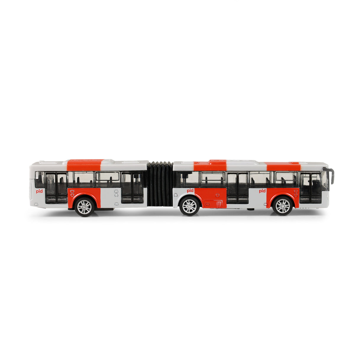 Metal articulated bus PID Prague 18 cm / PID Praha