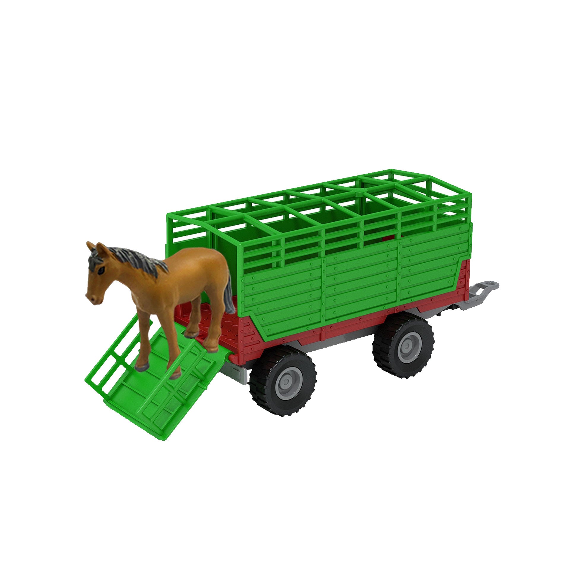 Sound and light tractor with trailer and accessories