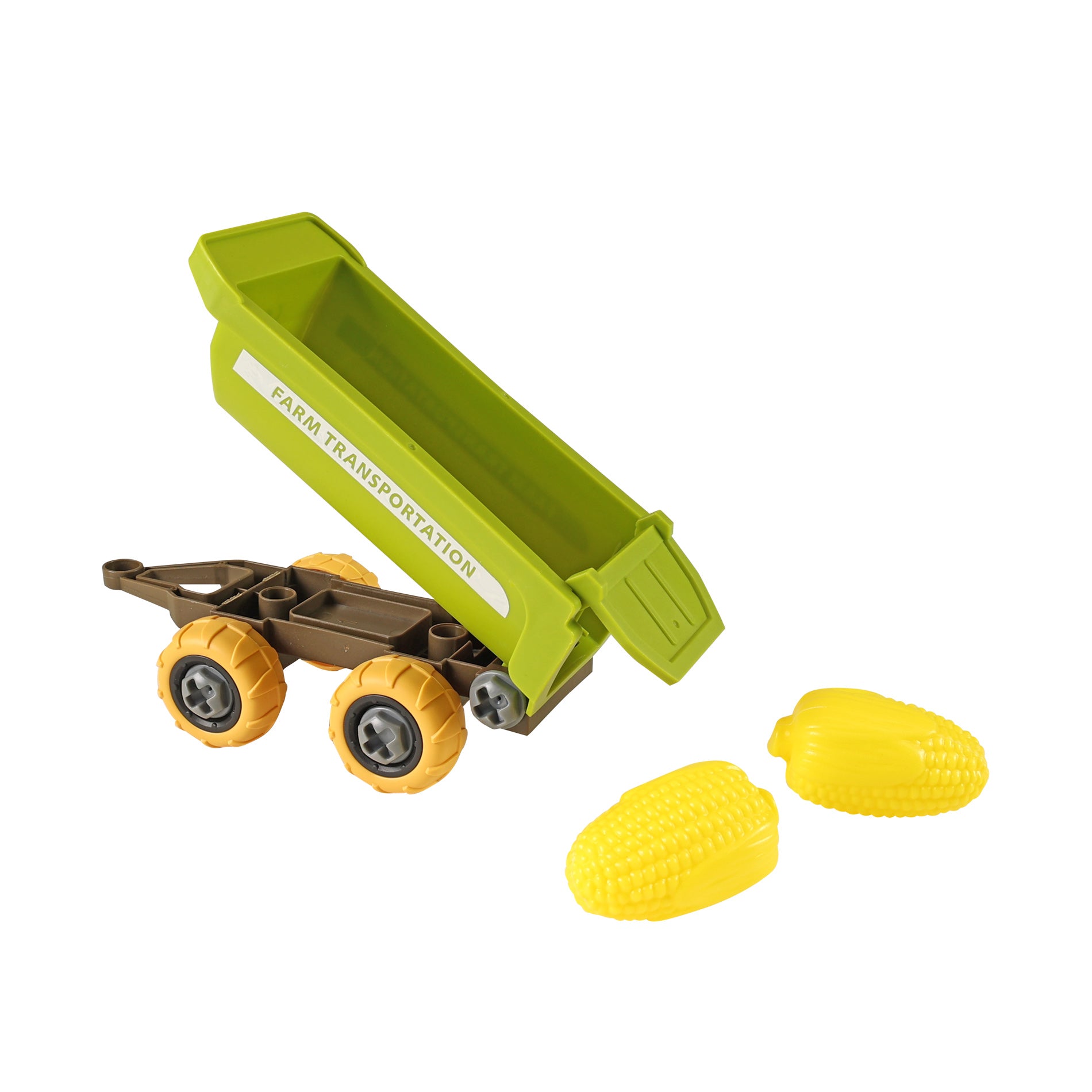Screw-Together Tractor Loader with Trailer 27 cm
