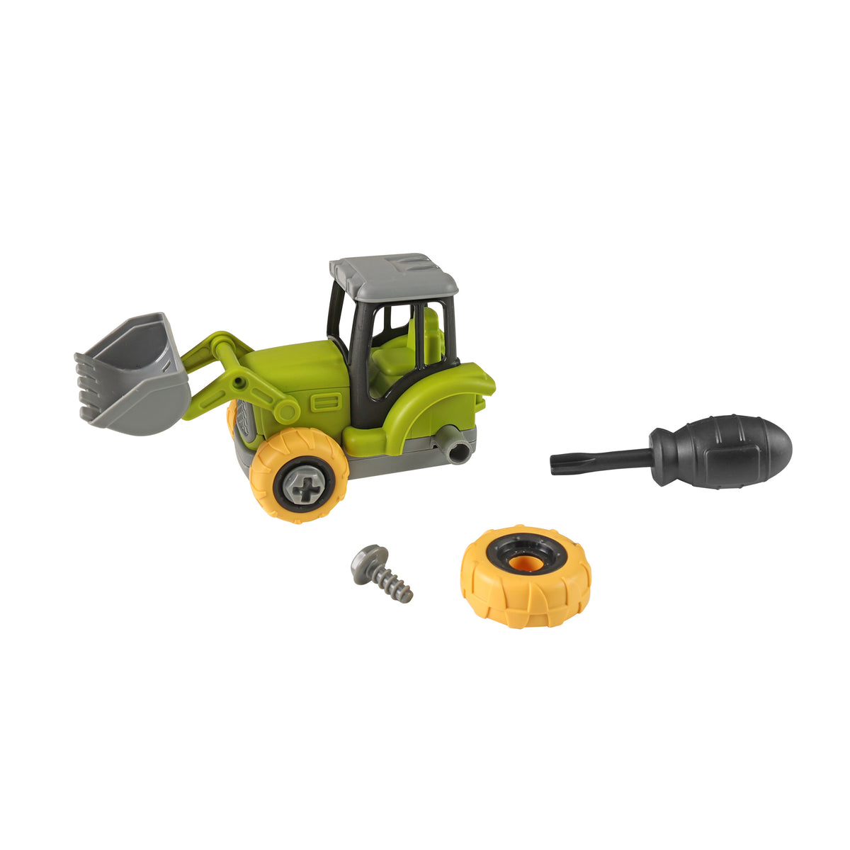 Screw-Together Tractor Loader with Trailer 27 cm
