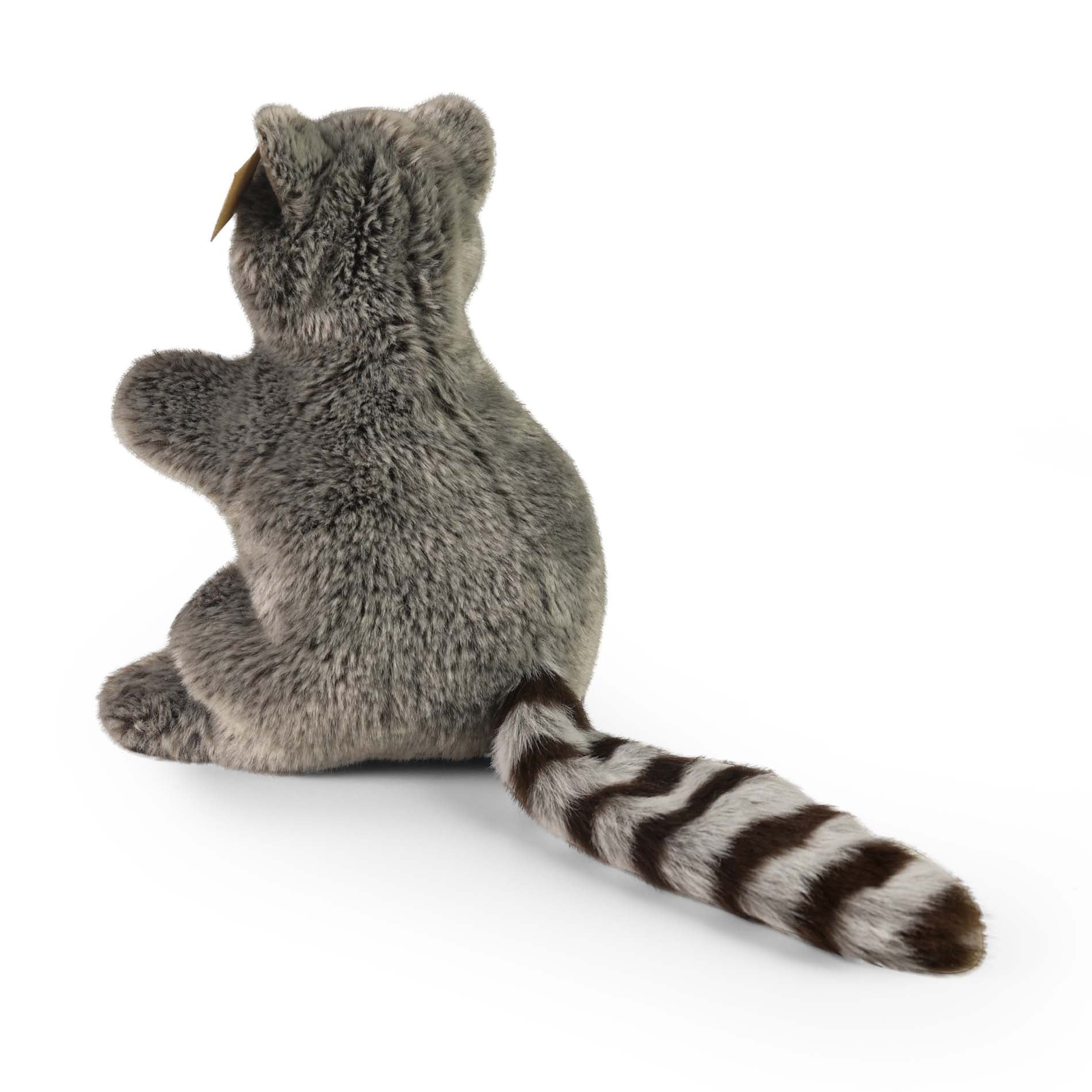 Plush raccoon hand puppet 28 cm