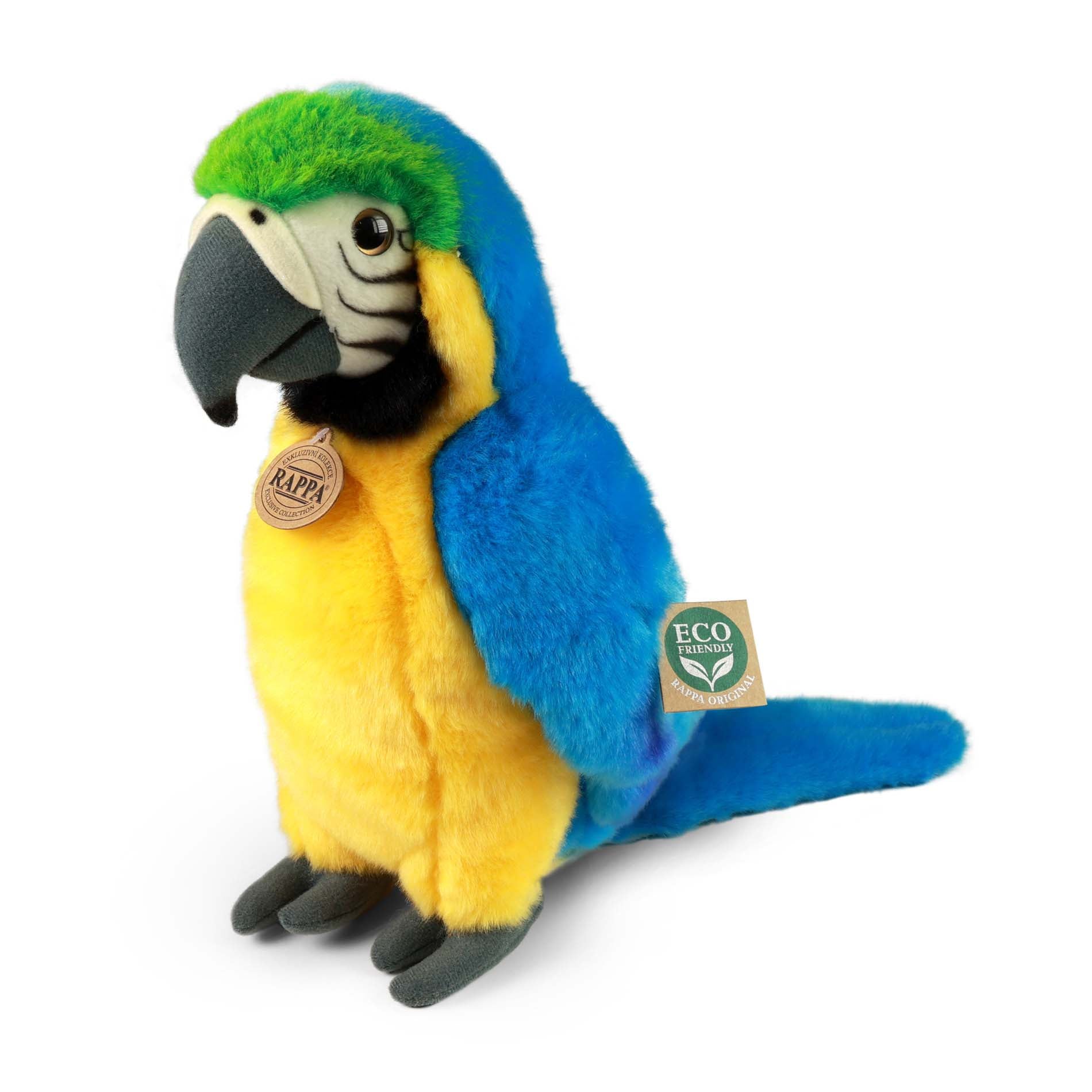 Plush macaw 28 cm