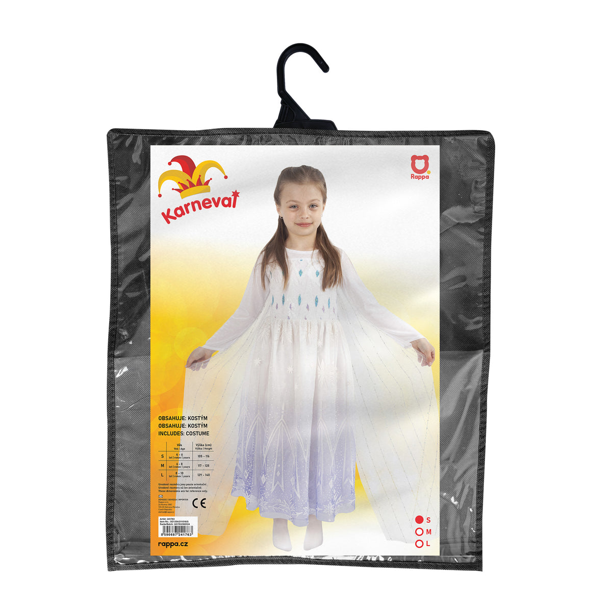 Children's winter queen costume, size S