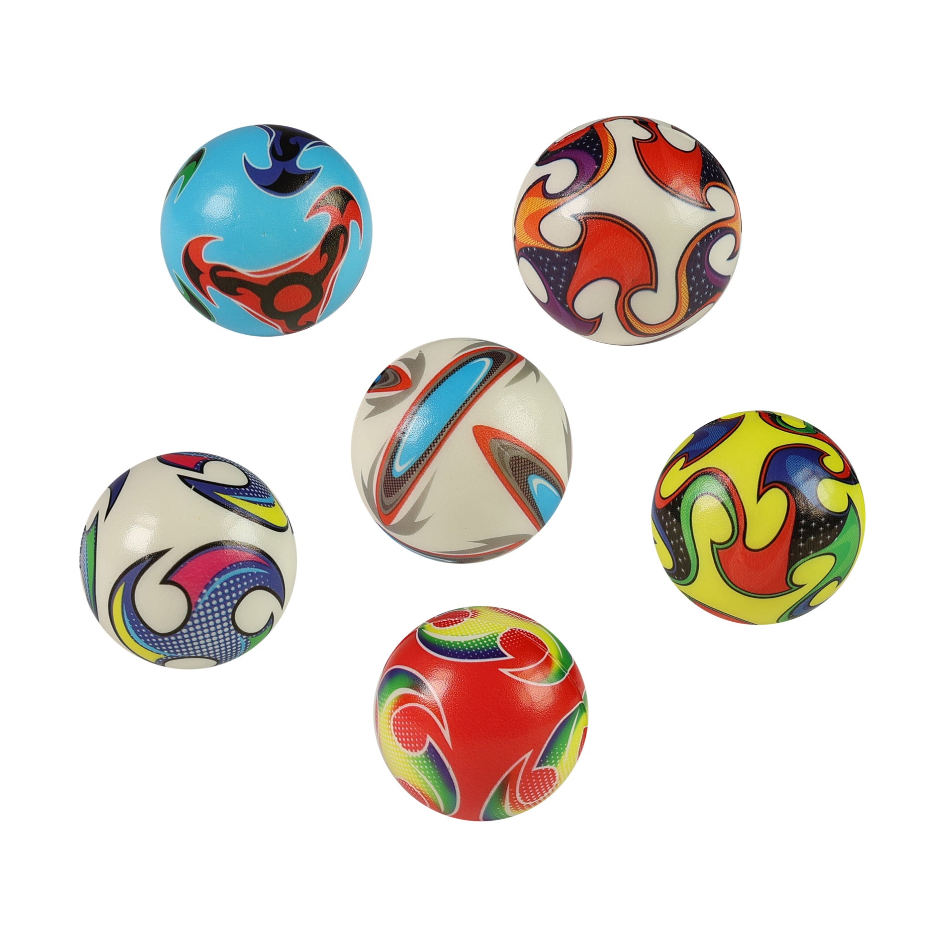 Coloured foam ball 6 cm