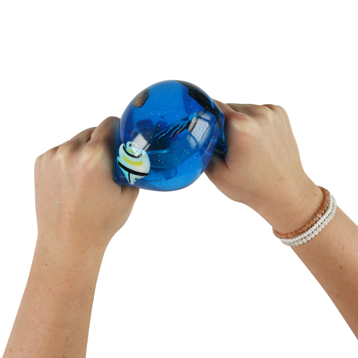 Water snake fidget toy with sea creatures
