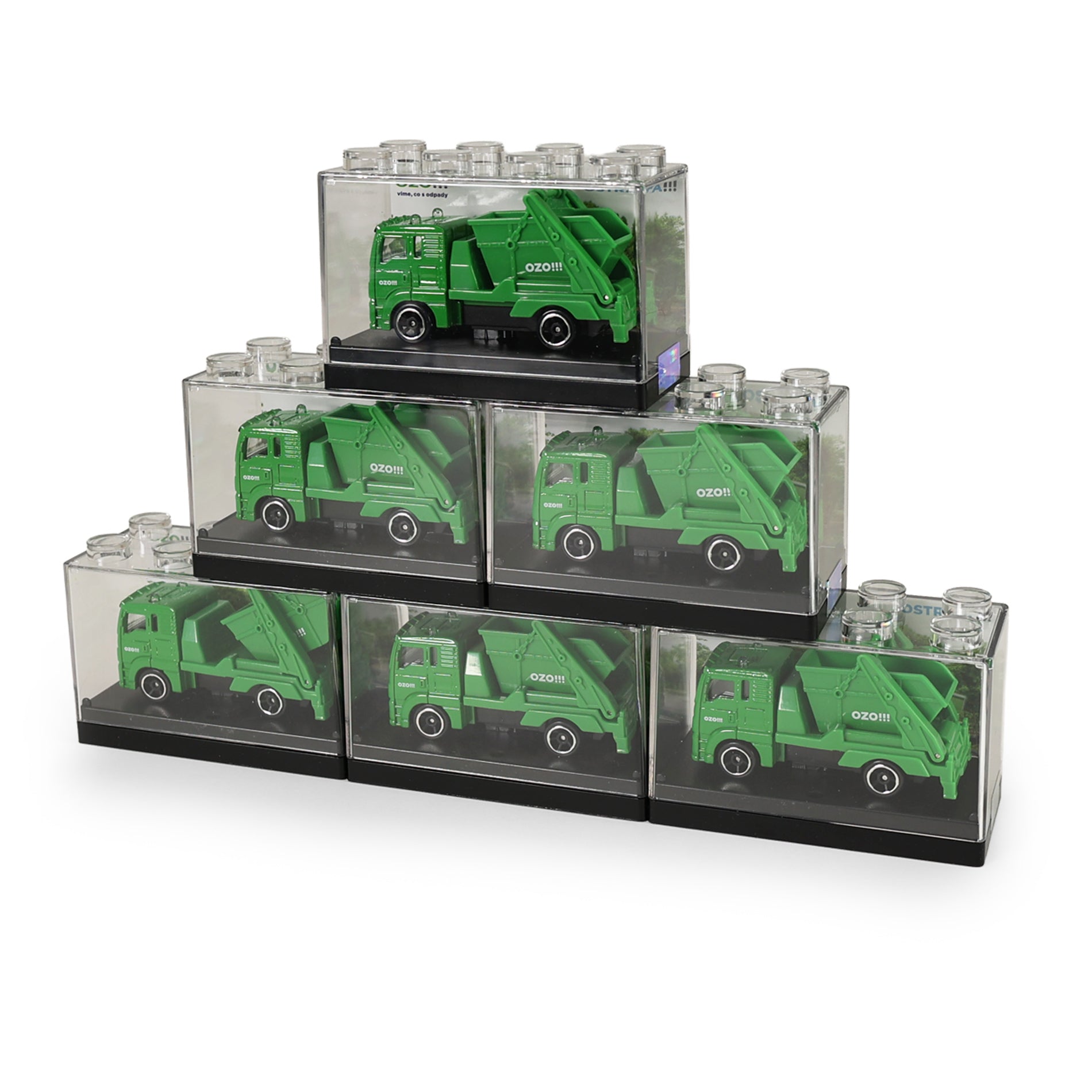 Metal garbage truck with container 7 cm / OZO Ostrava