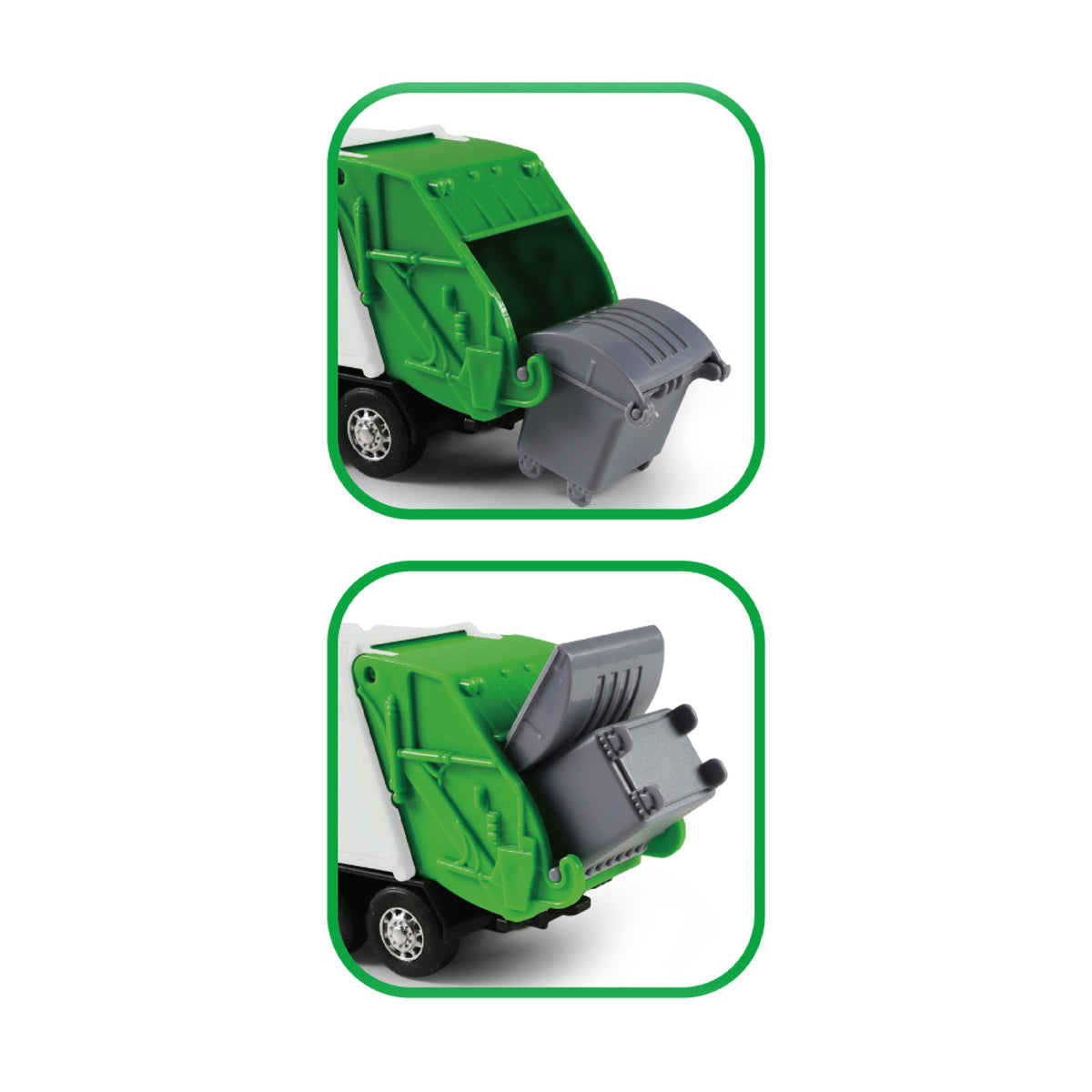 Metal garbage truck 15 cm / OZO Ostrava