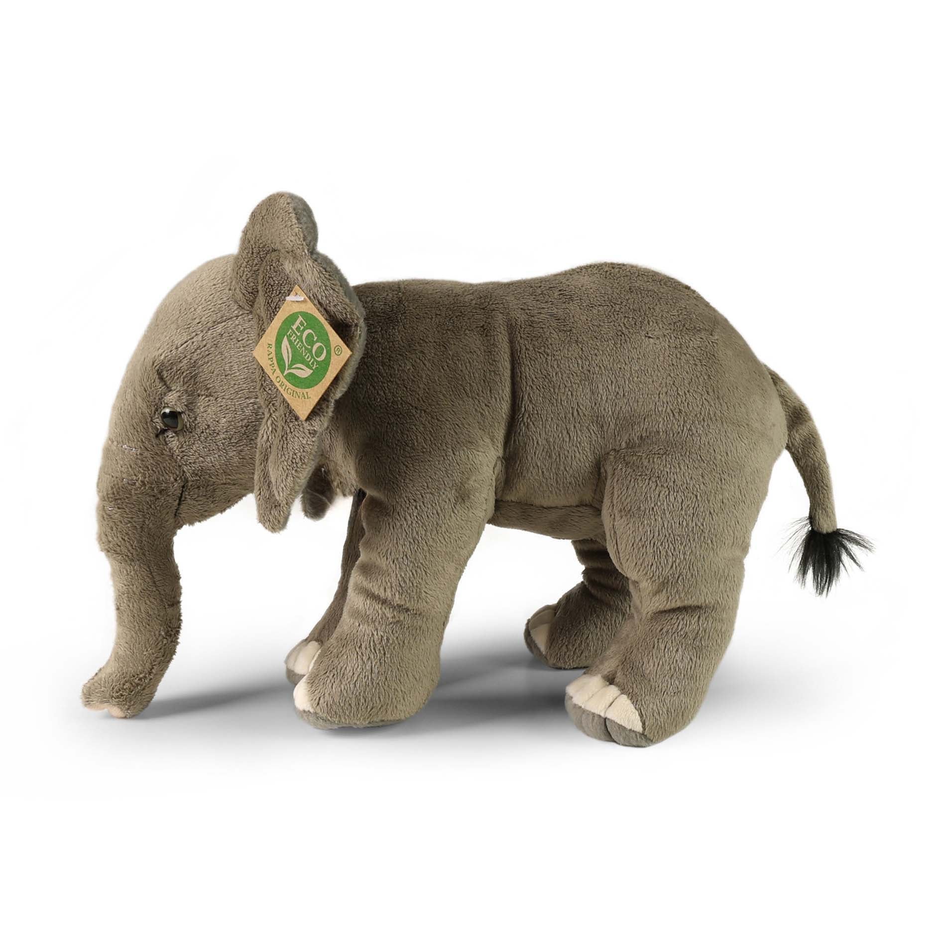 Plush African elephant 28 cm