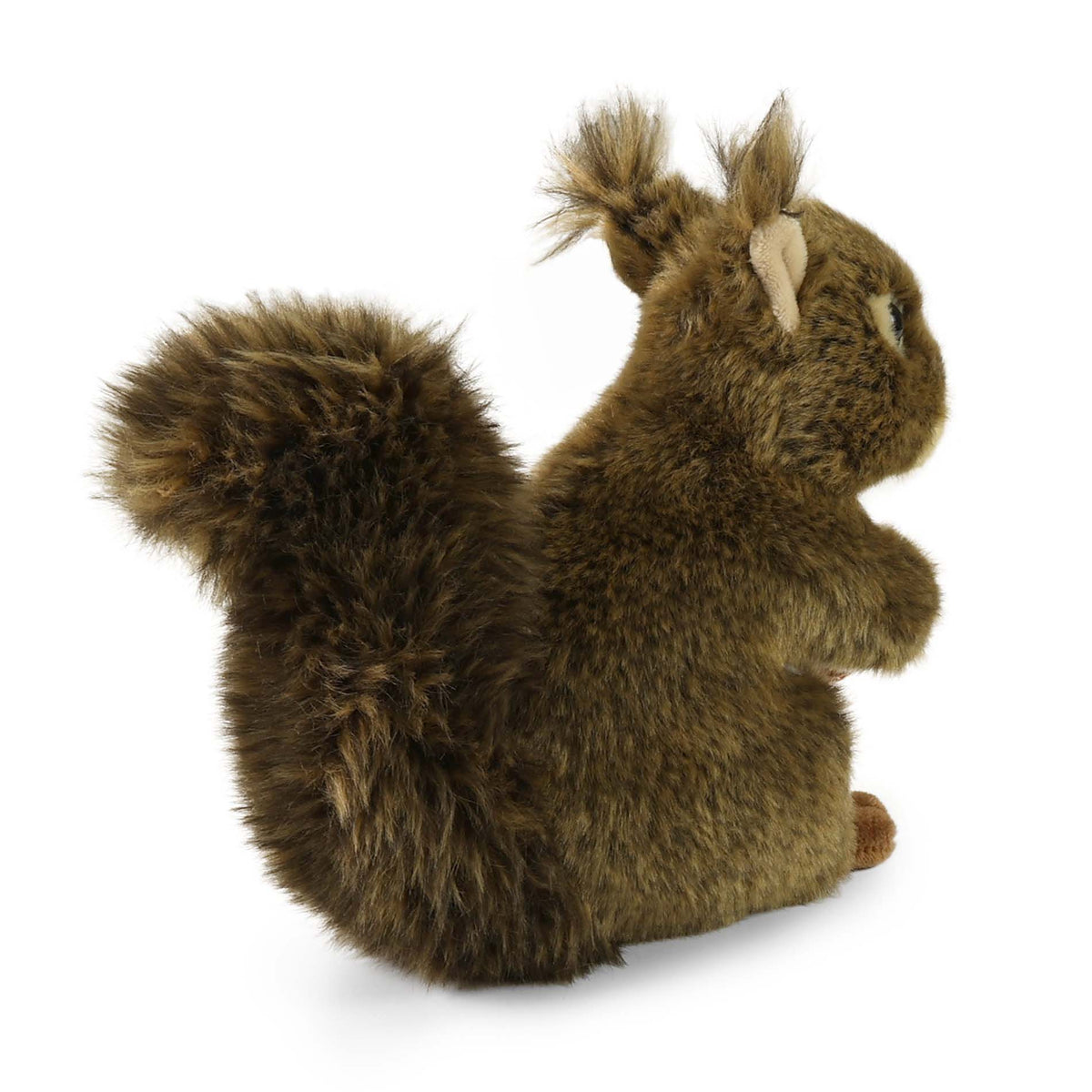 Eco-friendly plush squirrel with nut 17 cm